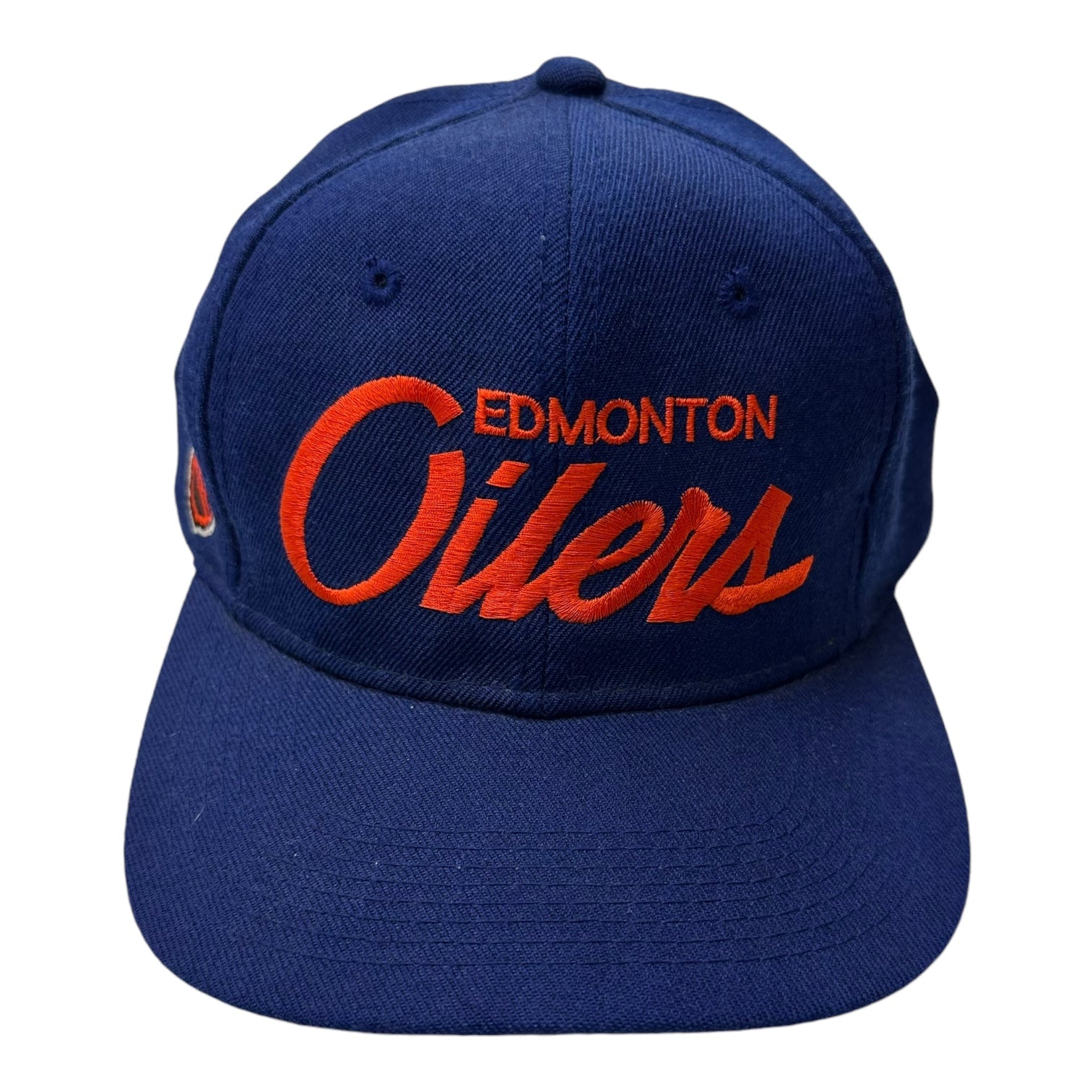 Vintage Sports Specialties Edmonton Oilers Script SnapBack