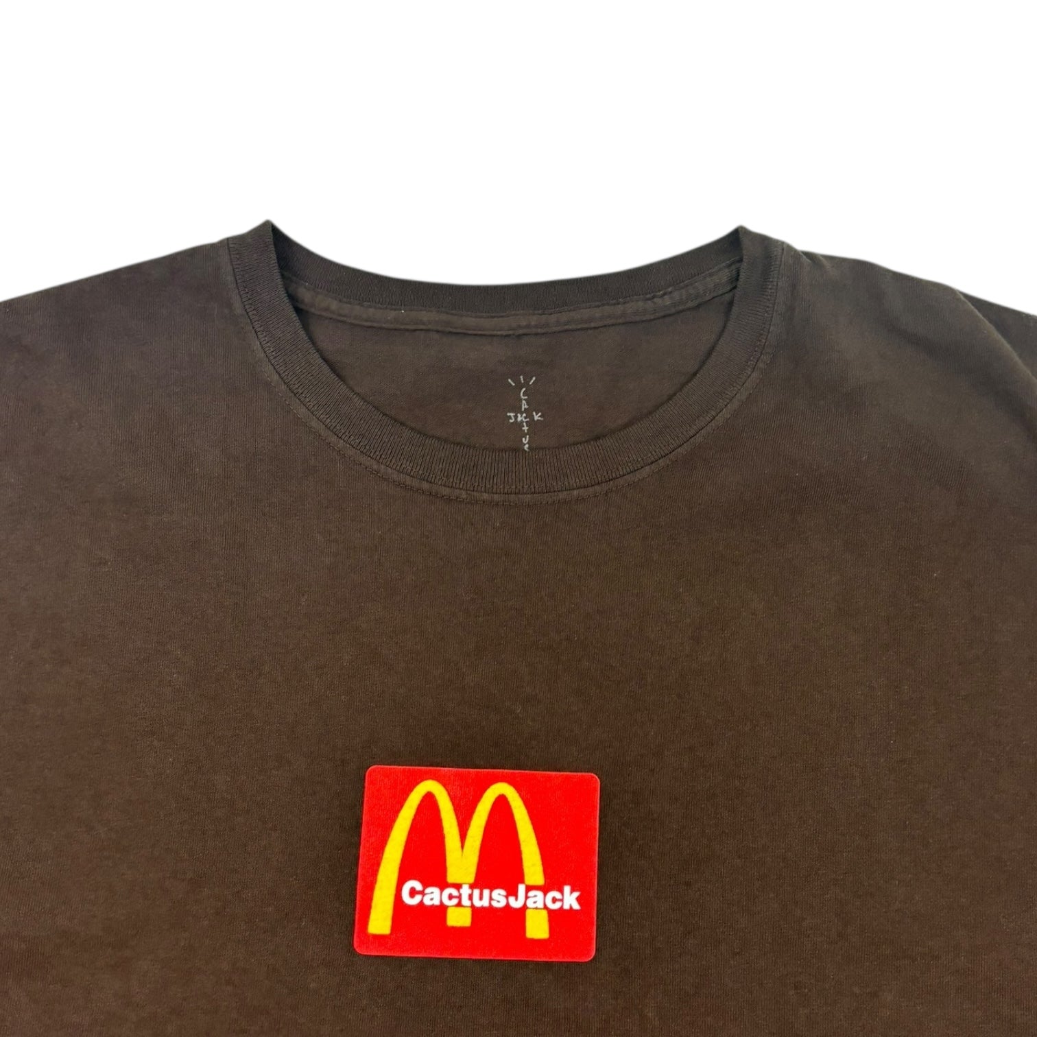 Travis Scott x McDonalds Sesame T-Shirt Brown