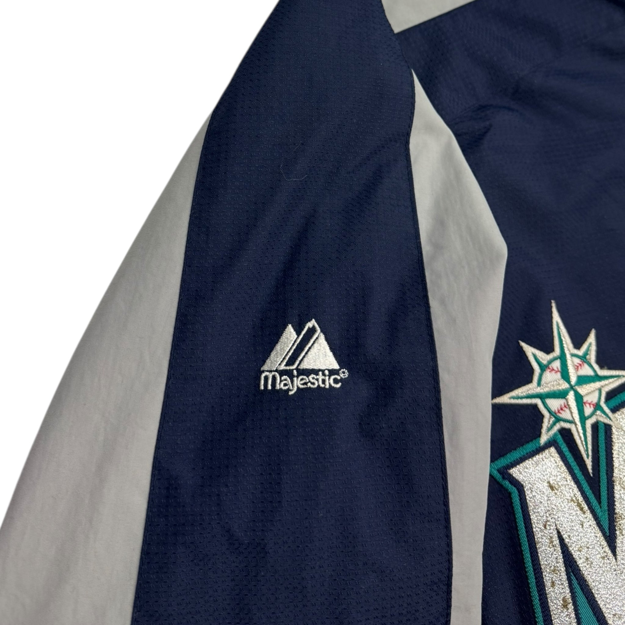 Vintage Seattle Mariners Q-Zip Pullover MLB Jacket