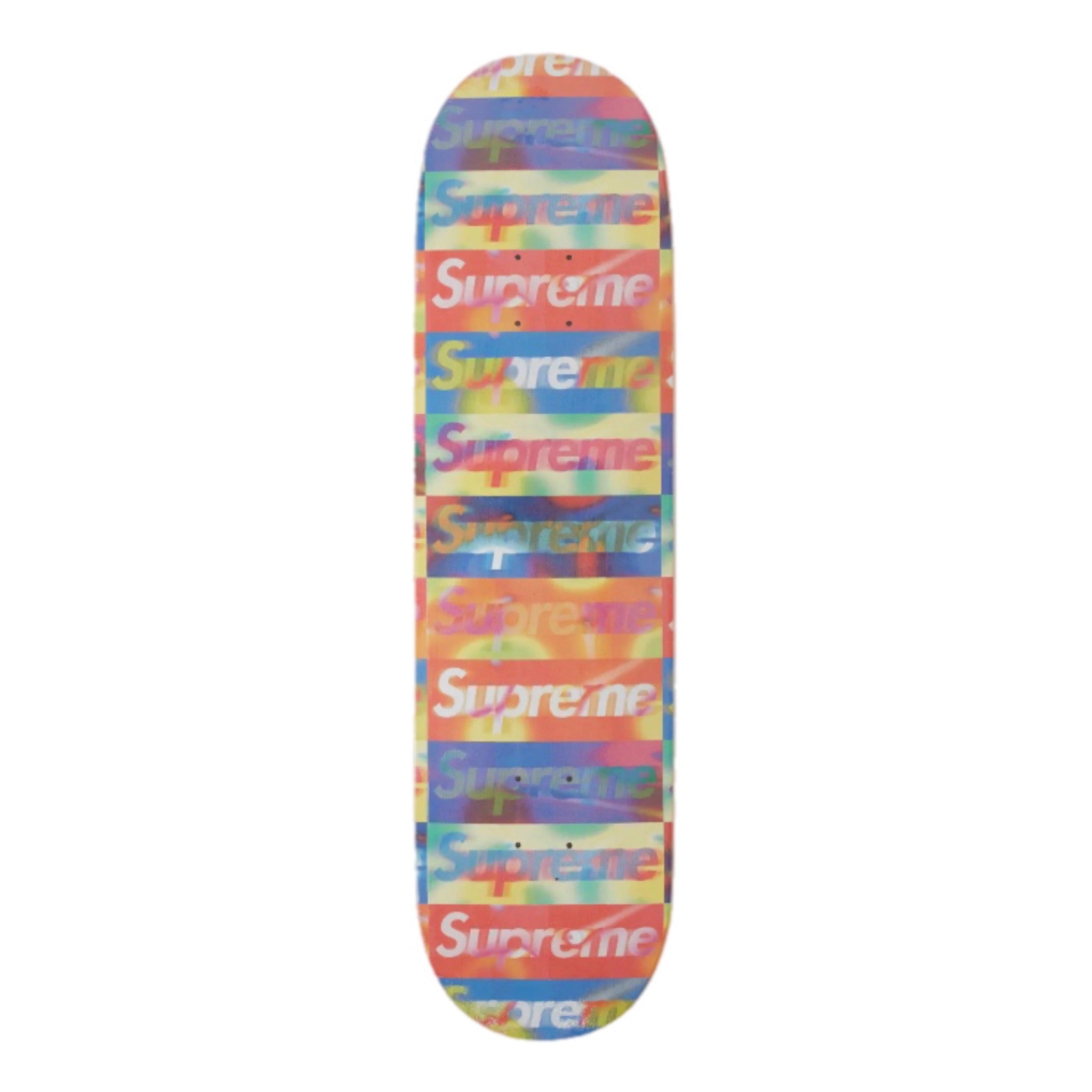 Supreme Distorted Logo Deck Yellow