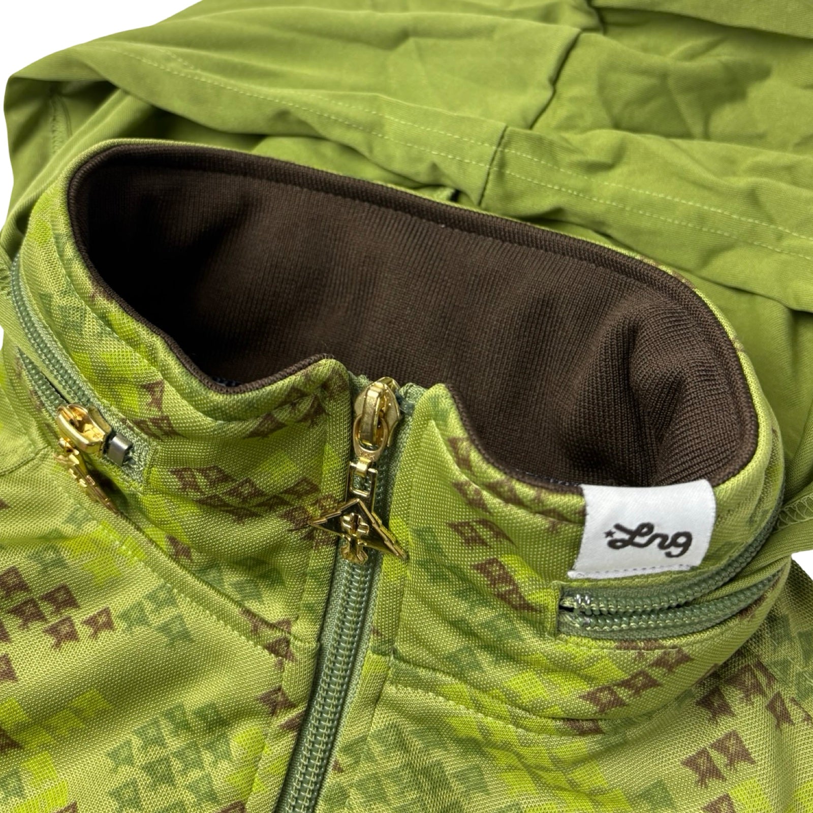 Vintage Y2K LRG Baby Tree Camo Full Zip Track Jacket