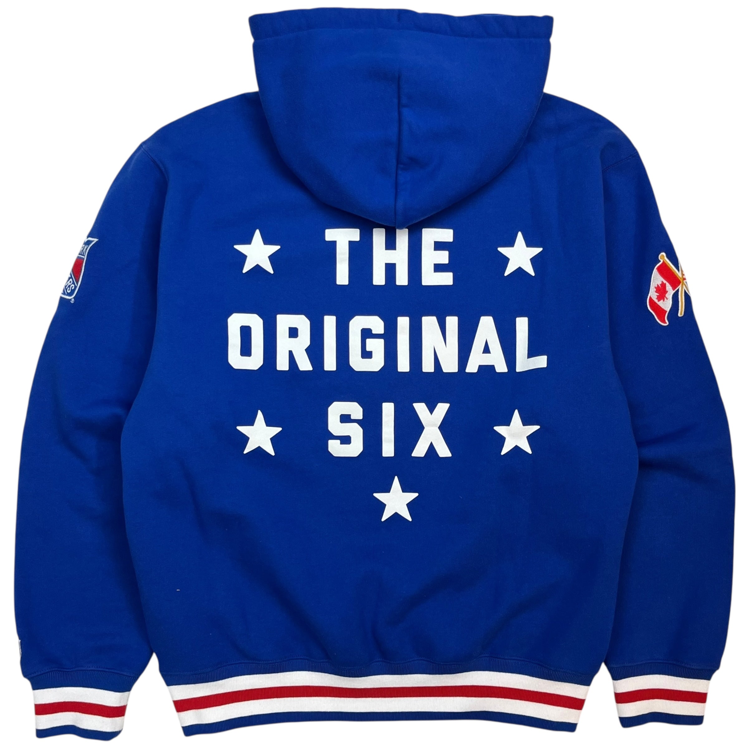 OVO New York Rangers Original Six Hoodie Blue