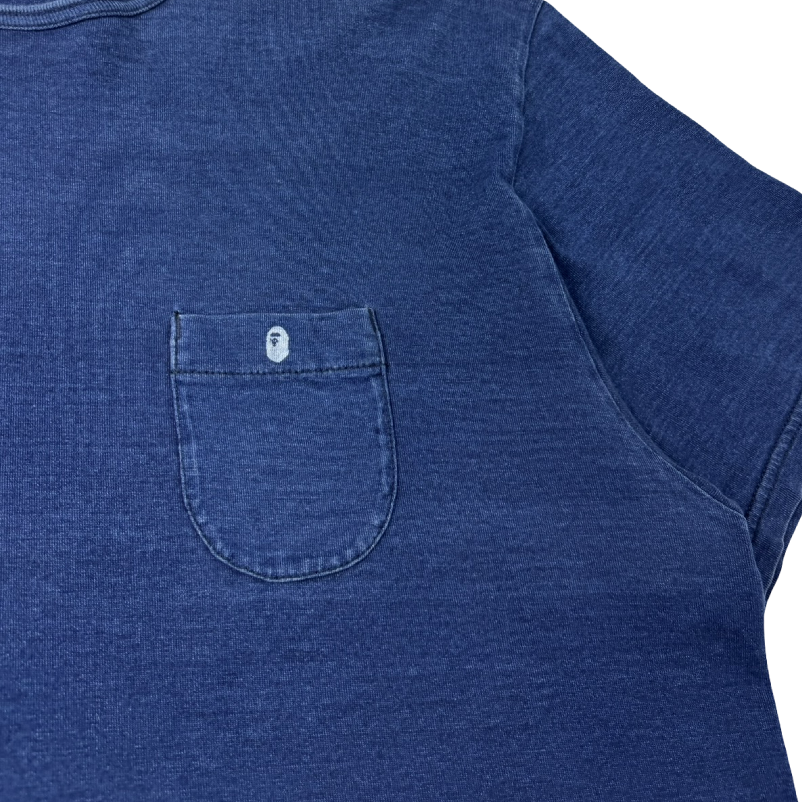 BAPE Pocket Tee Heather Blue
