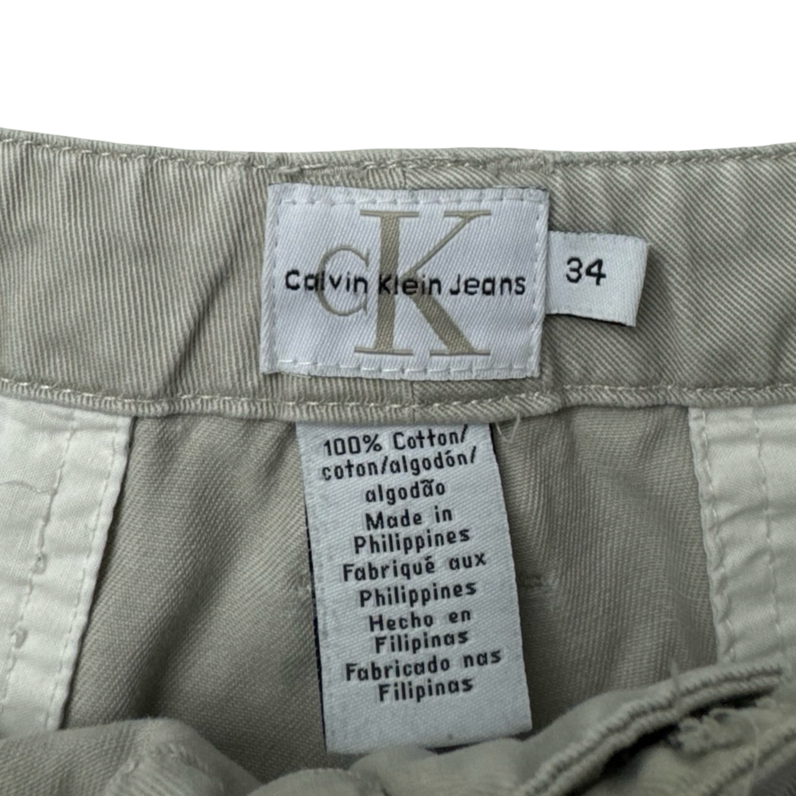 Vintage Calvin Klein Cargo Bottoms White