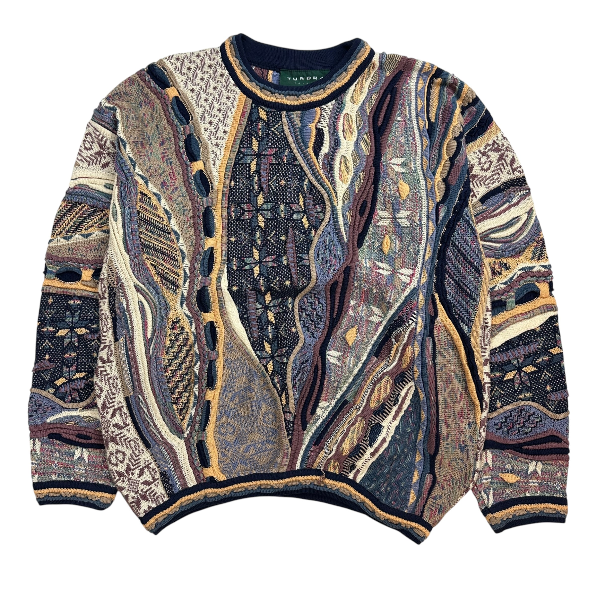 Vintage Tundra 3D Coogi Style Knit