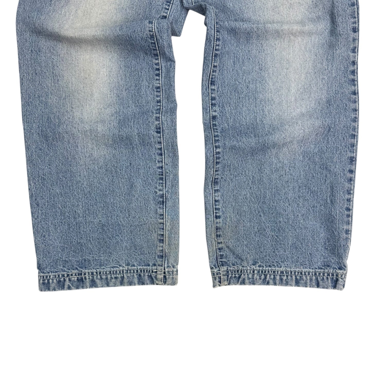 Vintage Exco Patch Denim Pants Light Wash