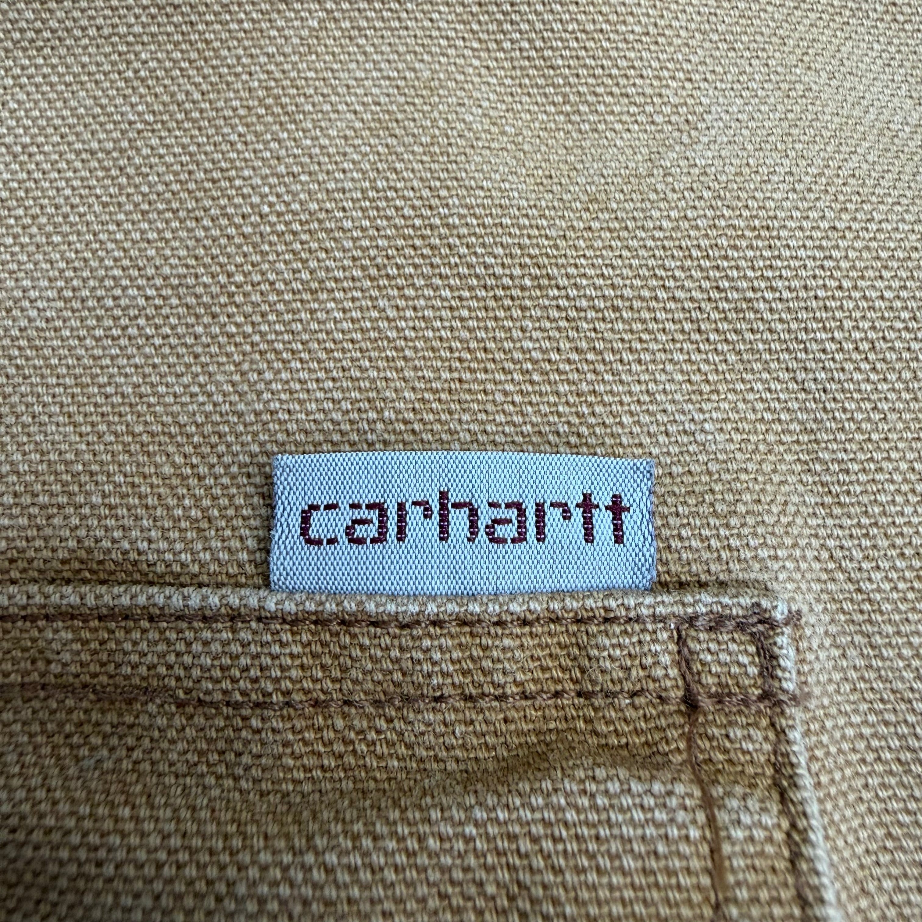 Vintage Carhartt Duck Work Shirt Brown