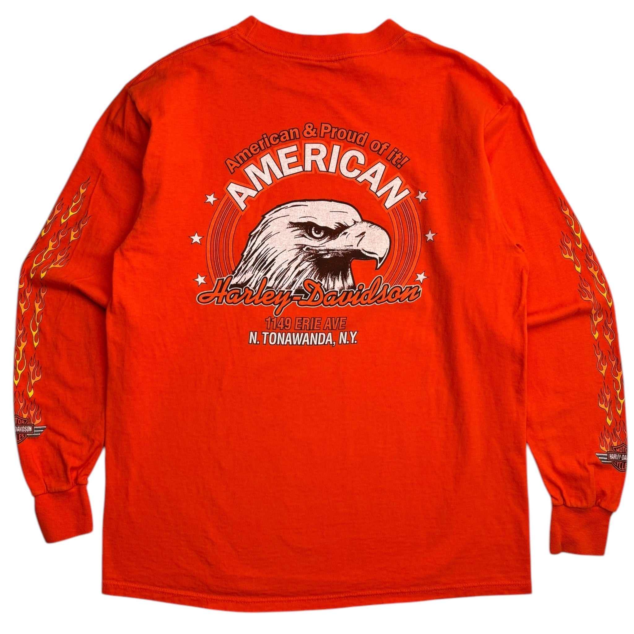 1999 Harley Davidson New York Flame Longsleeve T-Shirt