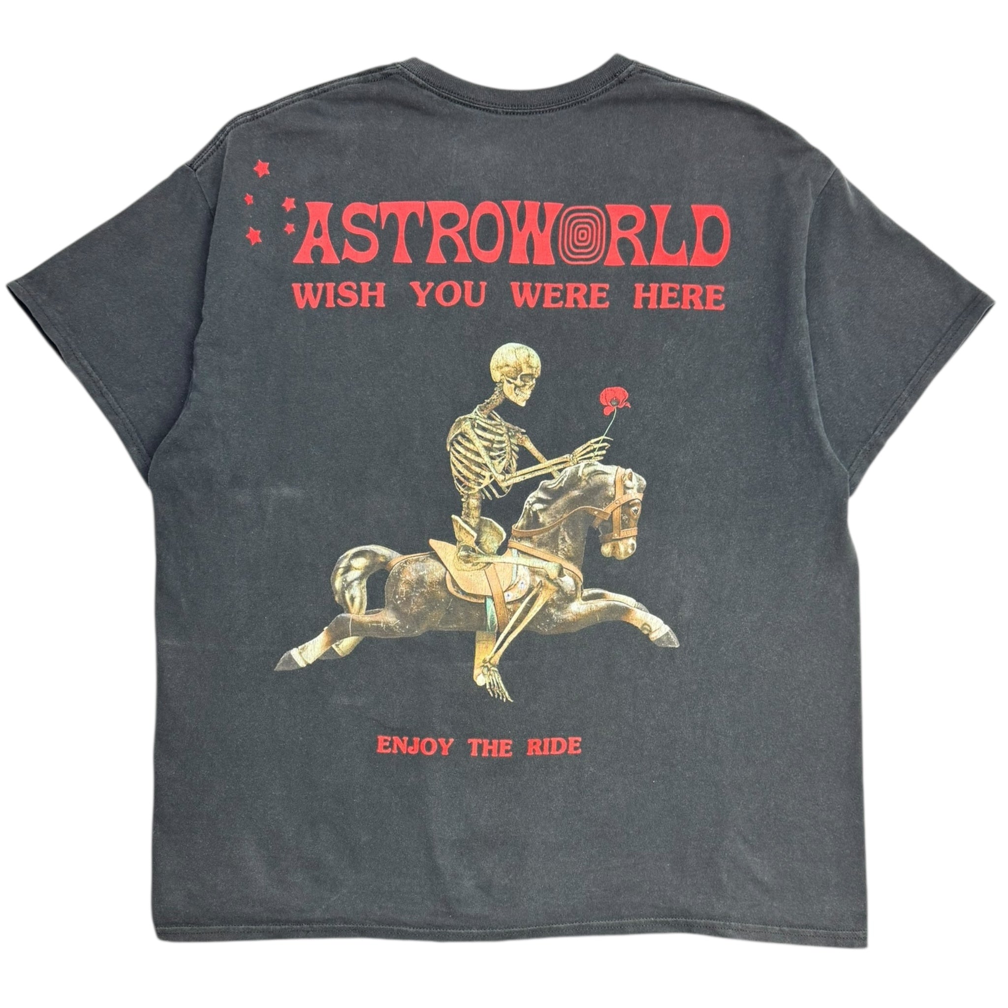 Travis Scott Astroworld Enjoy The Ride Tee Black