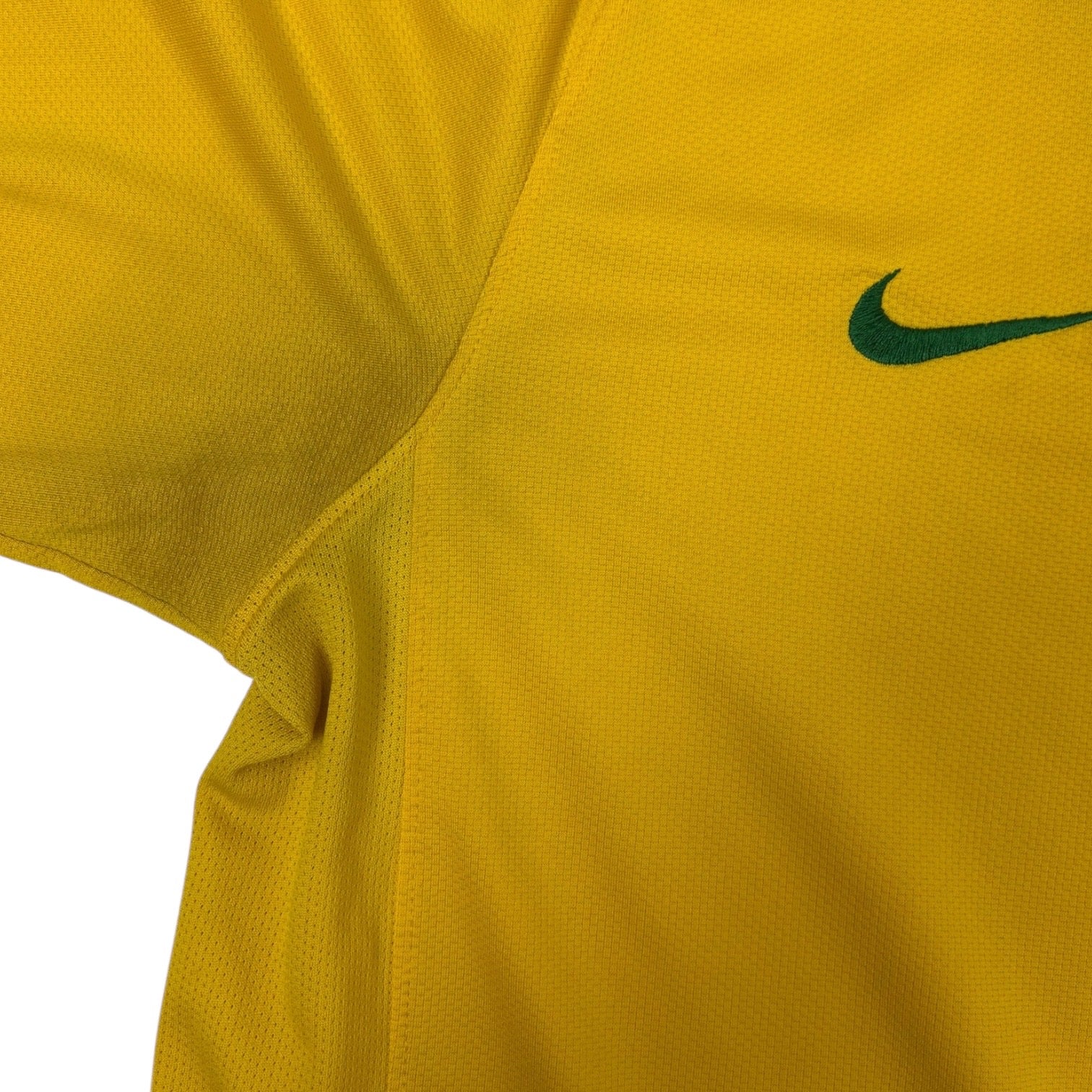 Vintage 2010 Nike CBF Brasil Home Jersey Yellow