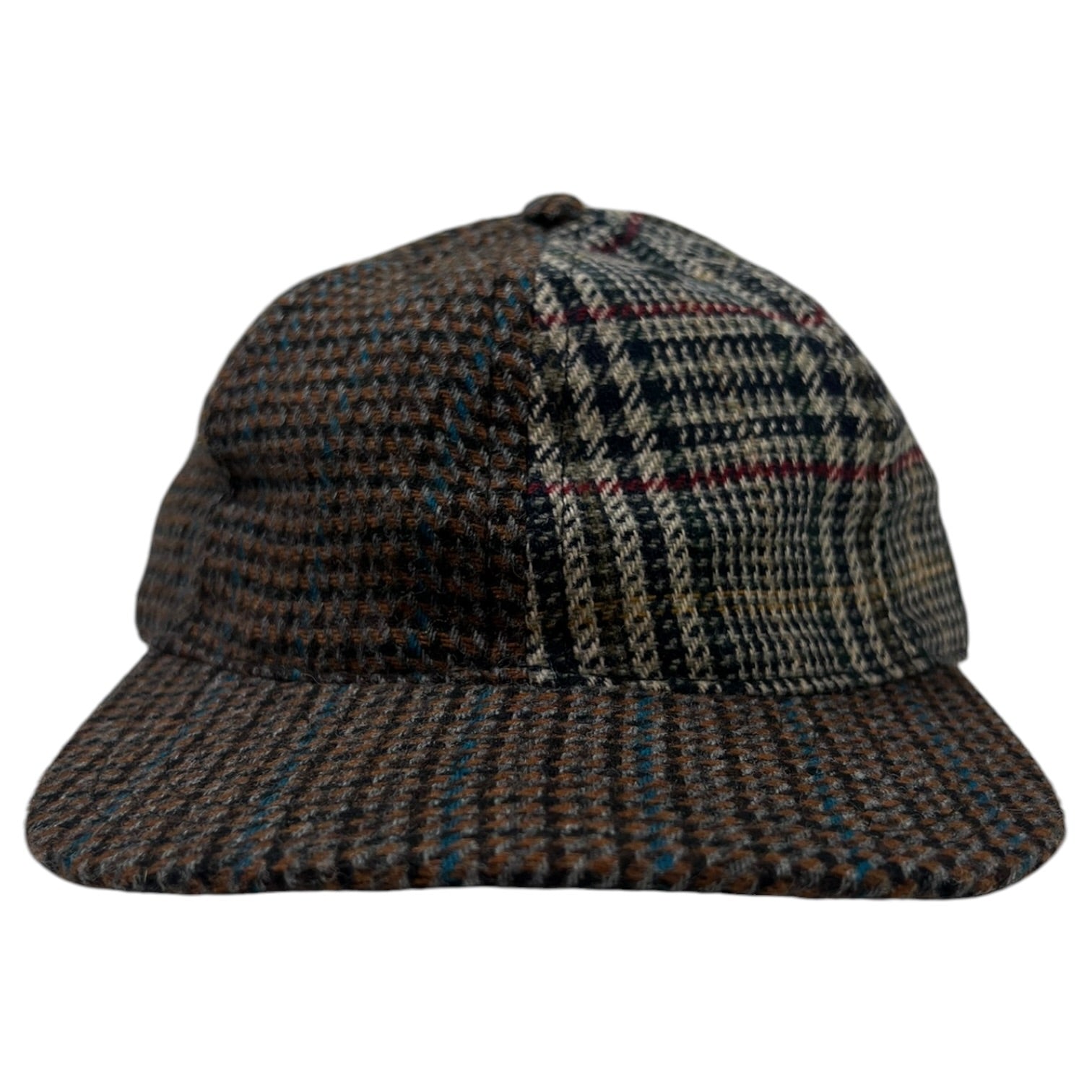 Fair Ends Patchwork Plaid Hat Brown