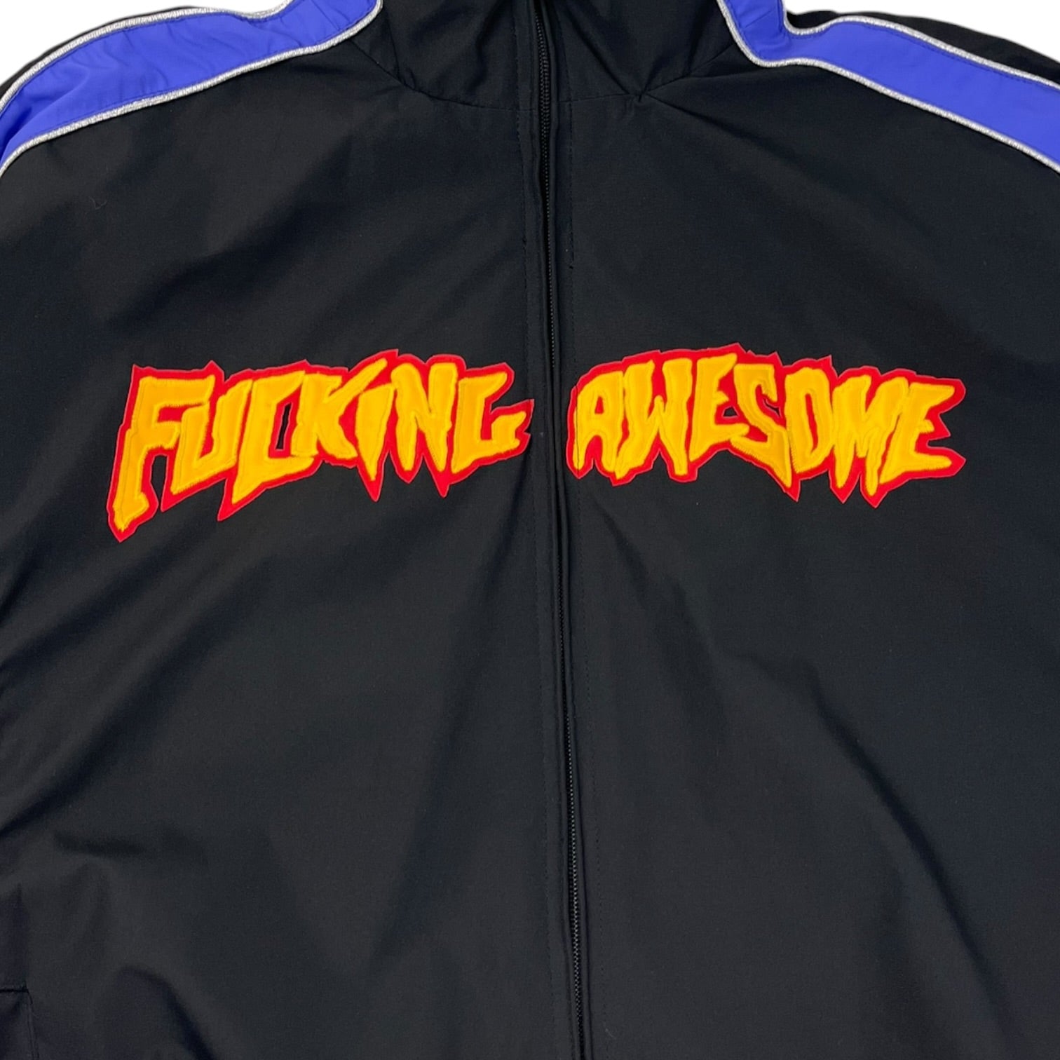 F*cking Awesome Spell Out Panelled Warm Up Jacket