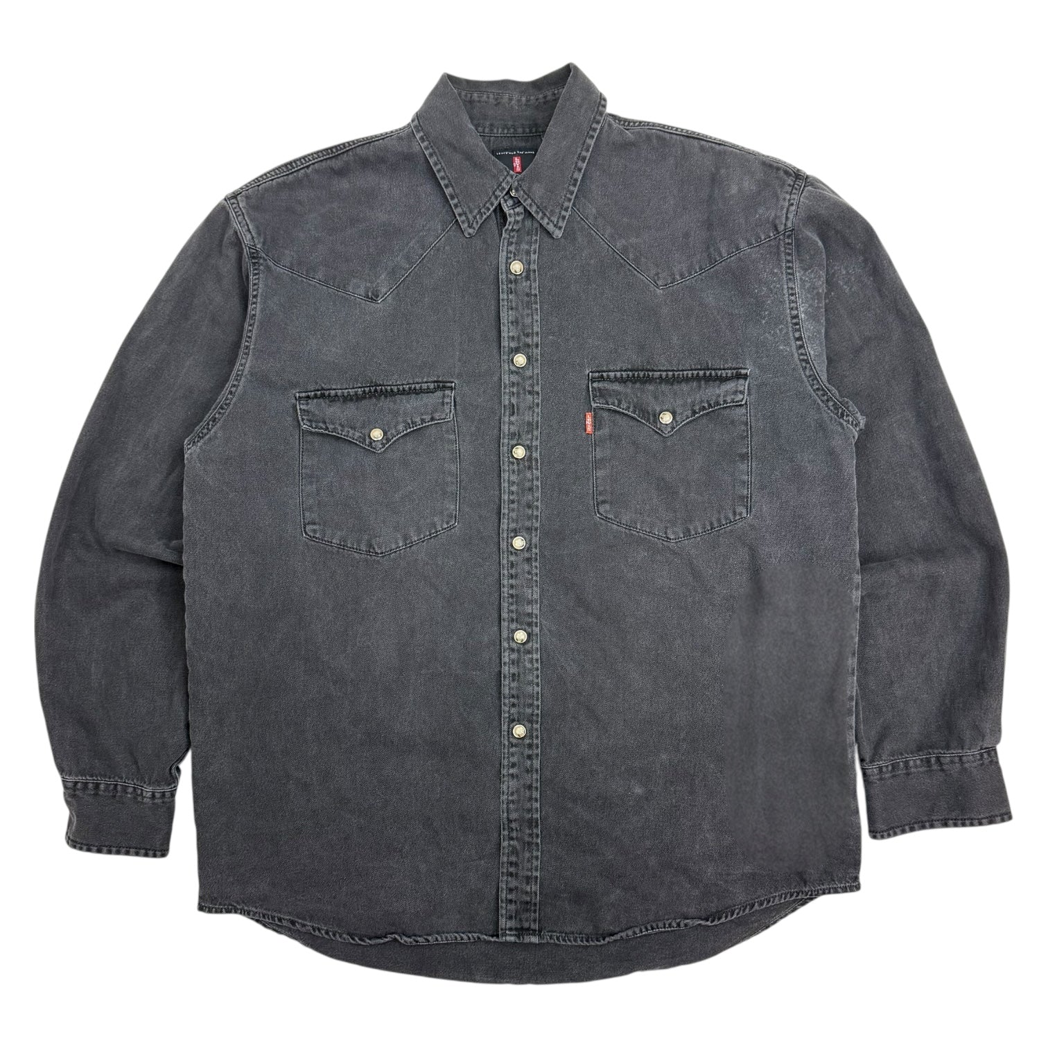 Vintage Levi’s Snap Button Denim Shirt Black