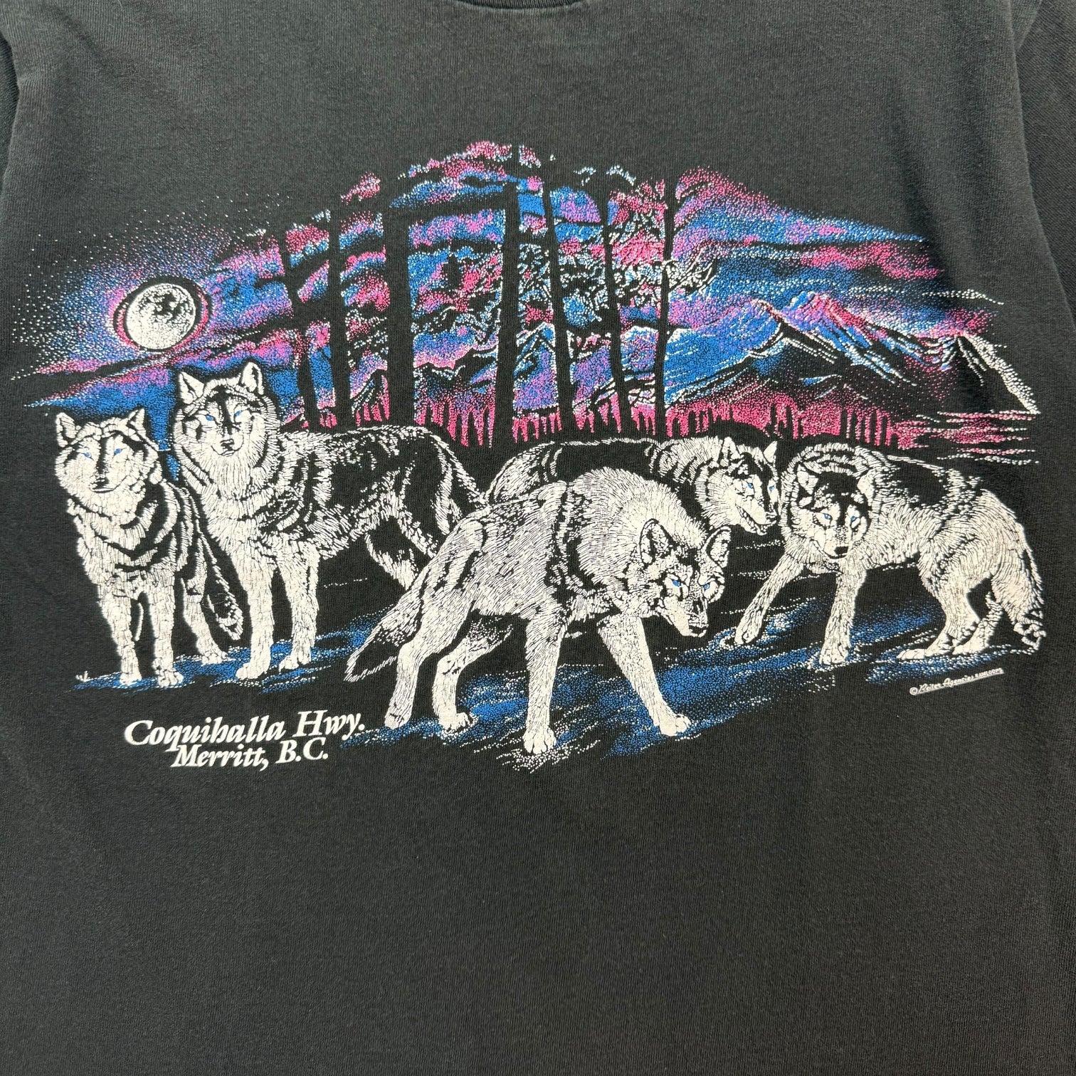 1980s Coquihalla Hwy Tee Black