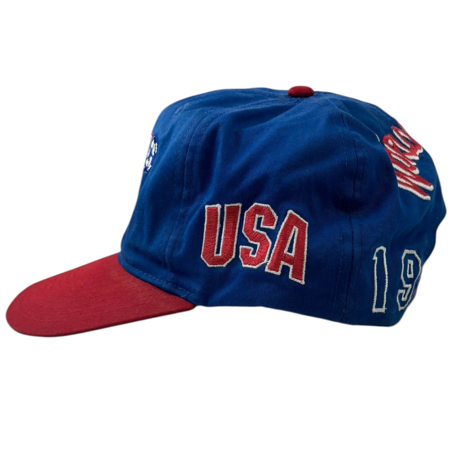 Vintage 1994 USA World Cup SnapBack Hat Blue