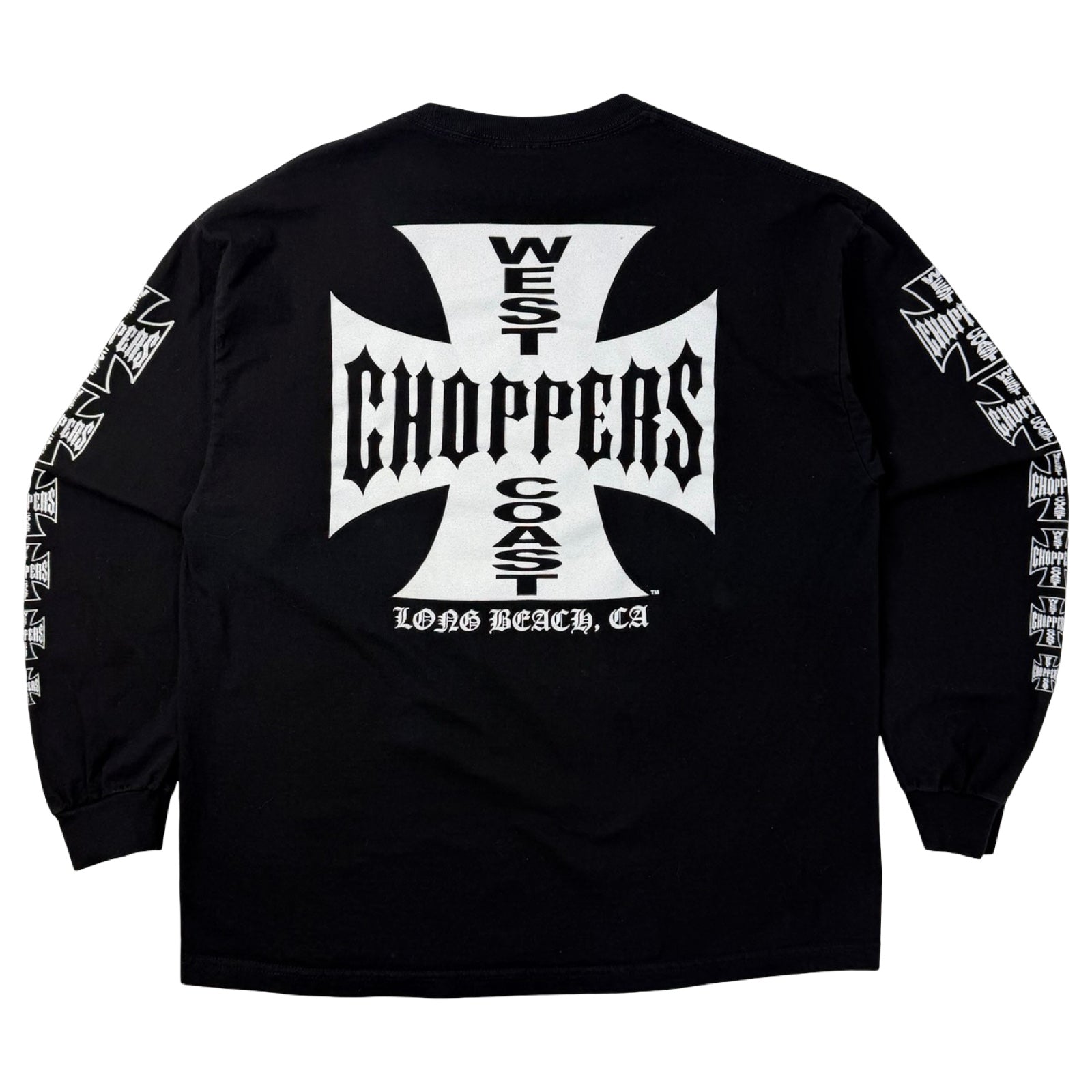 Vintage West Coast Choppers Cross L/S T-Shirt Black