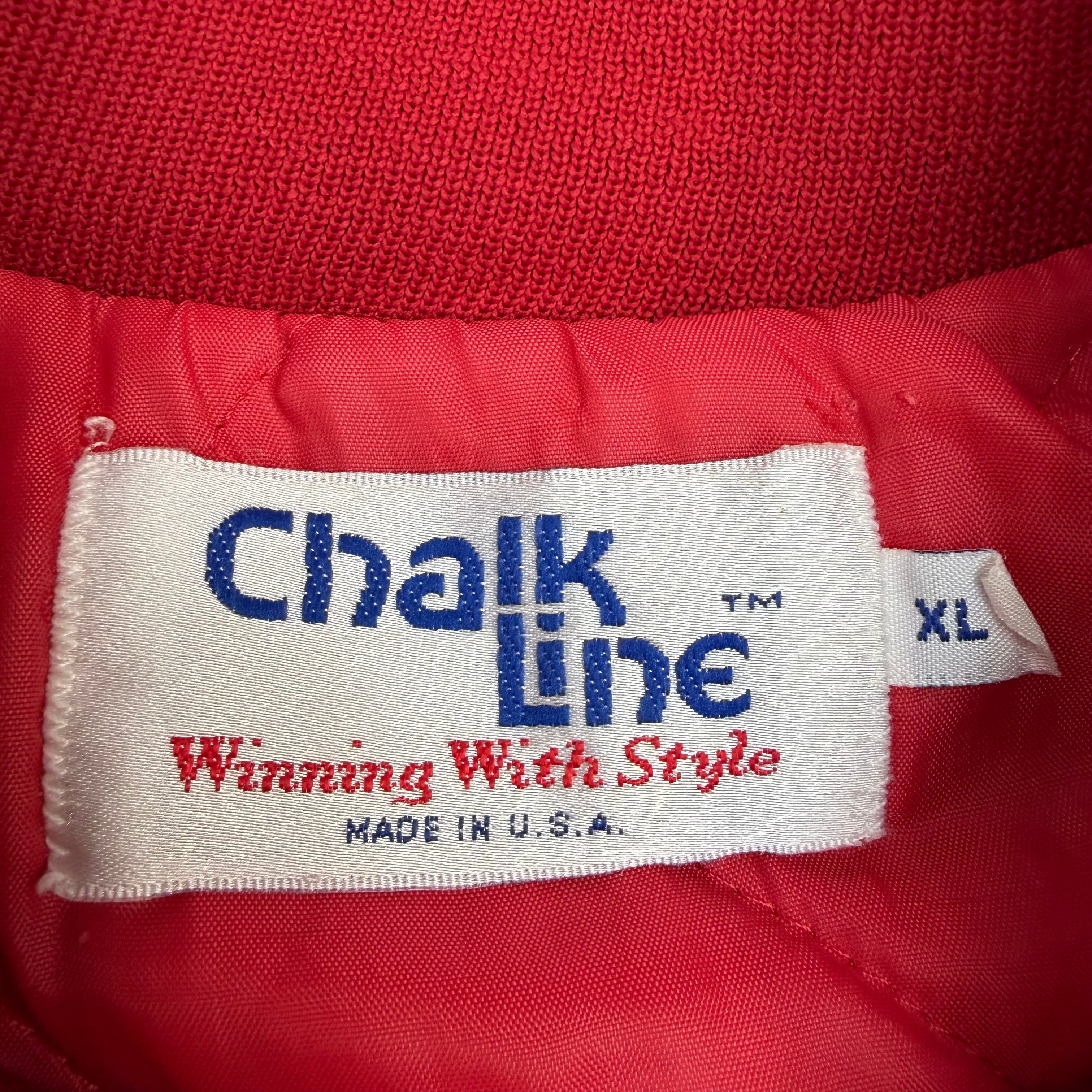 Vintage San Francisco 49ers Chalkline Fanimation Jacket Red