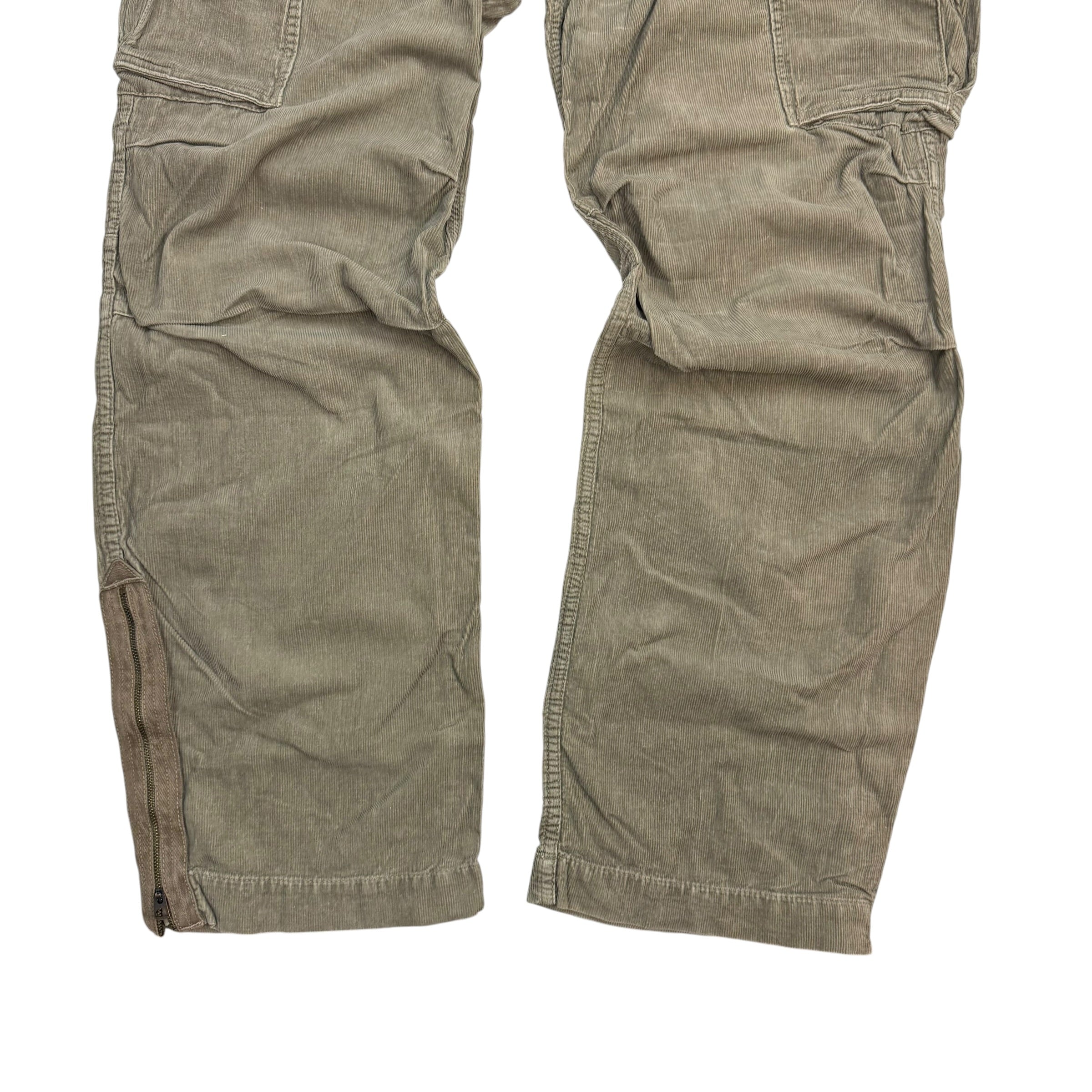 Vintage Polo Jeans Co. Corduroy Cargo Pants Light Brown