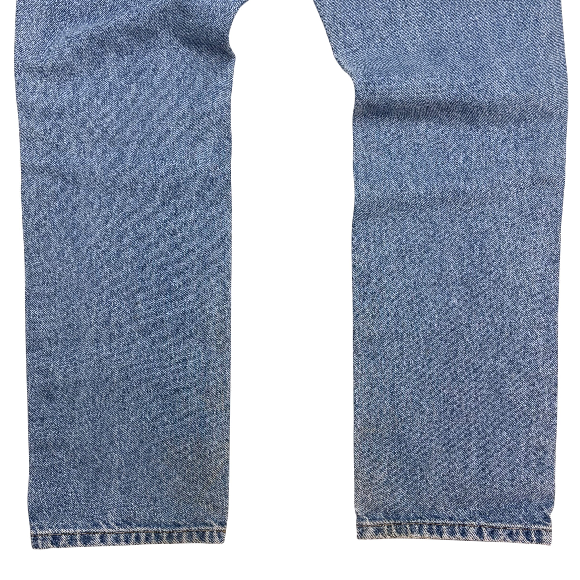 Vintage Carhartt Straight Fit Denim Pants Blue