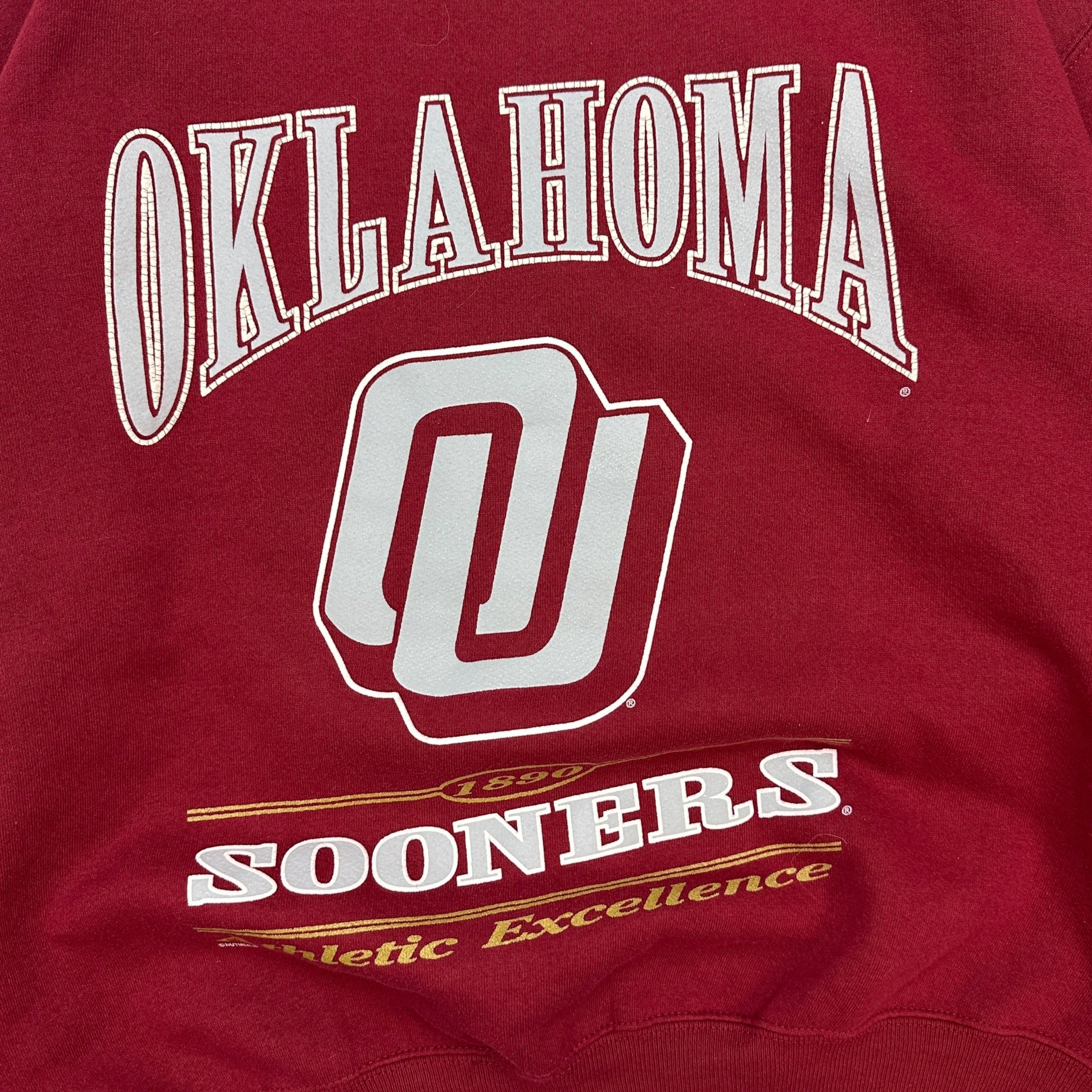 Vintage Oklahoma Sooners Crewneck Maroon