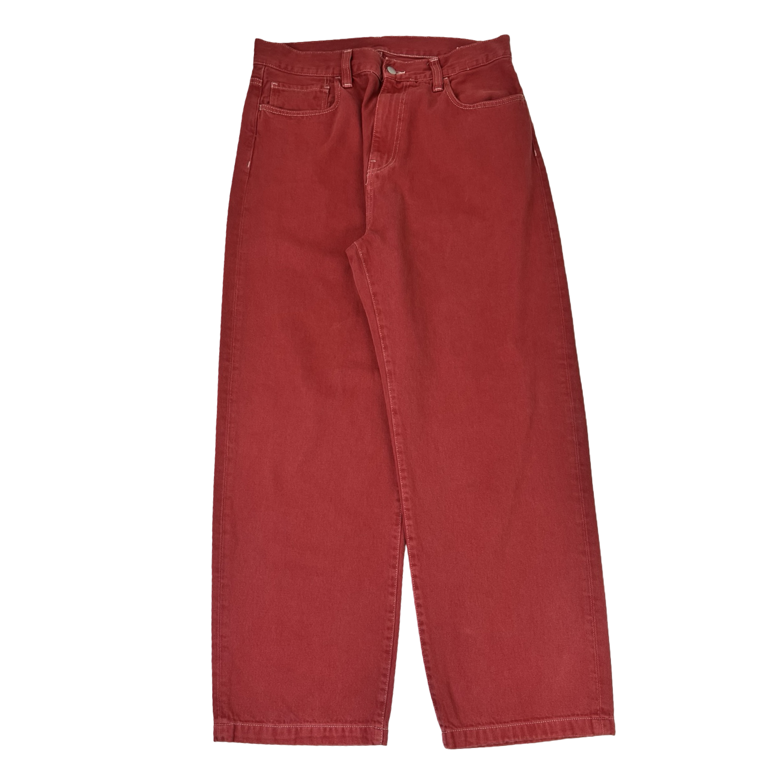 Carhartt WIP Landon Relaxed Wide-Leg Jeans Red