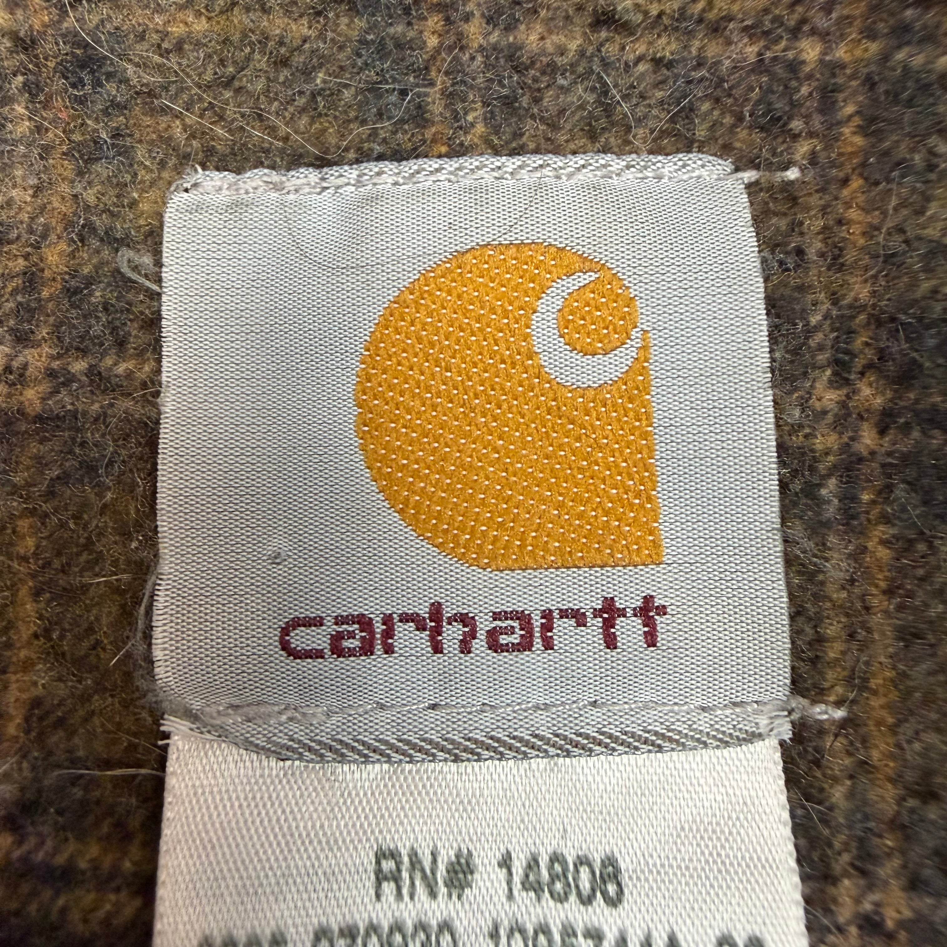 Vintage Carhartt Detroit Jacket Blanket Lined Brown