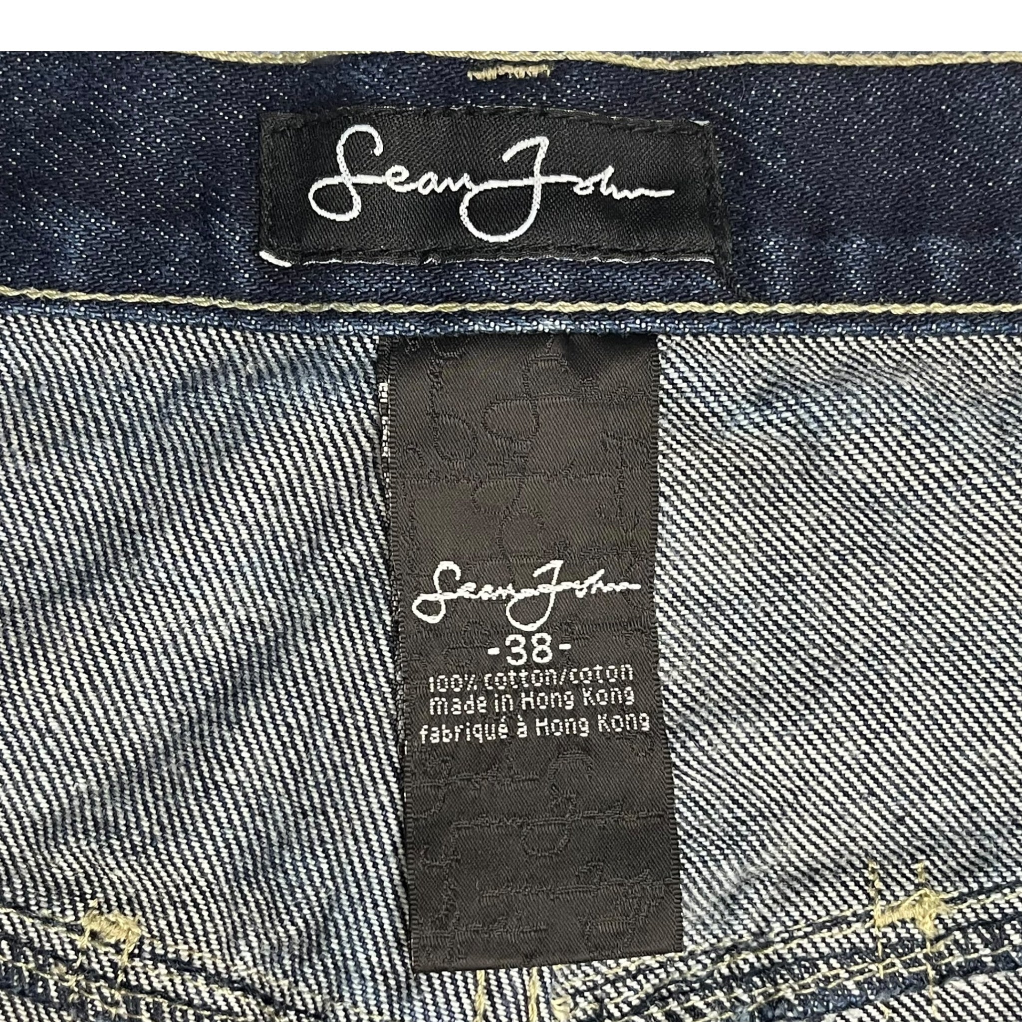 Vintage Y2K Sean John Dark Wash Denim Baggy Jeans