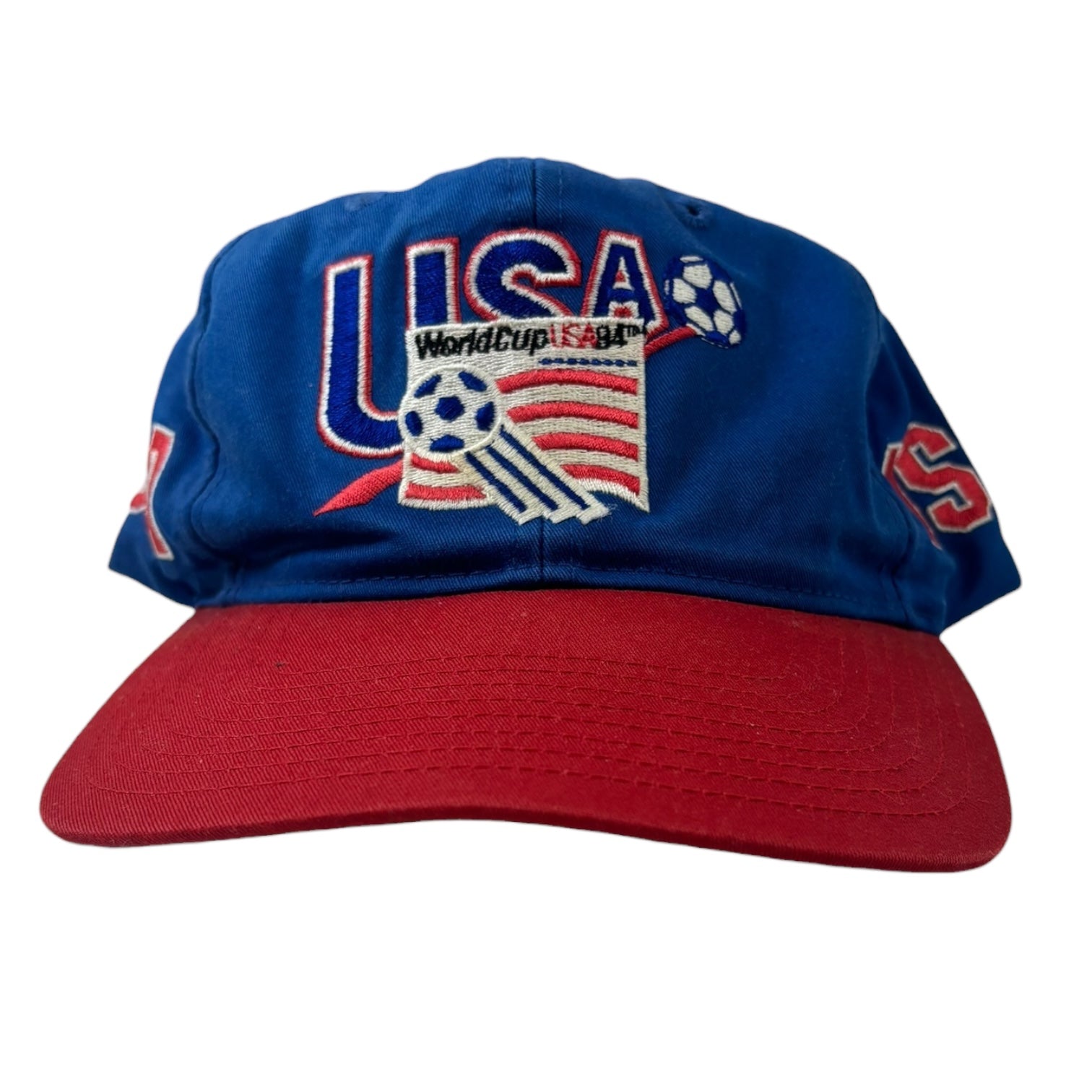 Vintage 1994 USA World Cup SnapBack Hat Blue