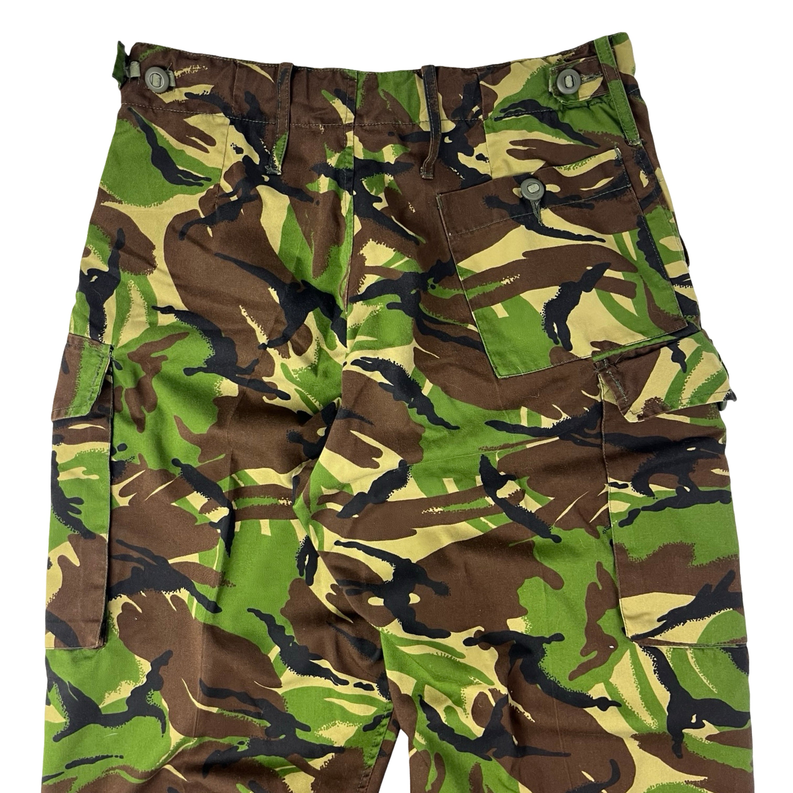 Vintage British DPM Camouflage Cargo Pants Green