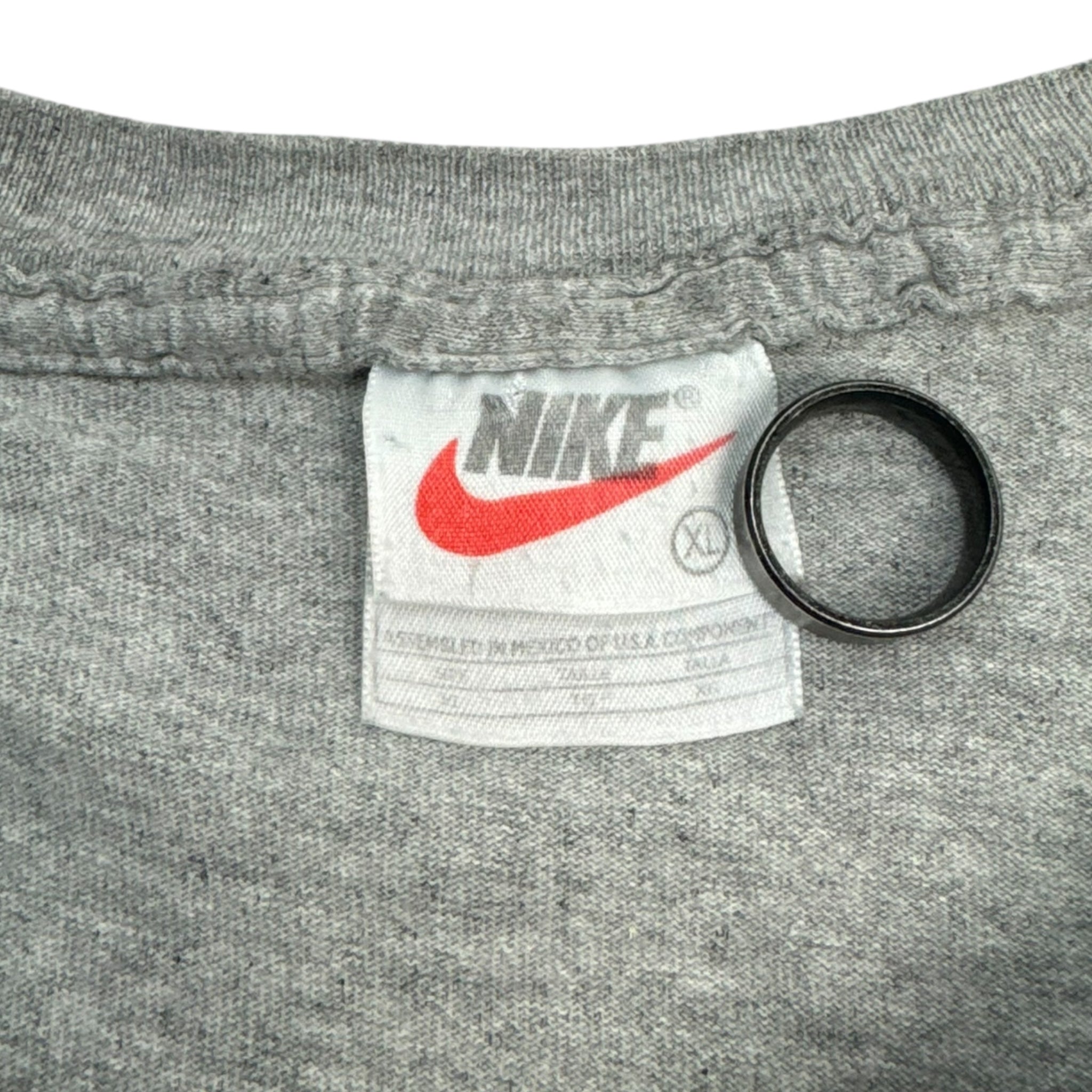 Vintage Nike Big Swoosh T-Shirt Grey