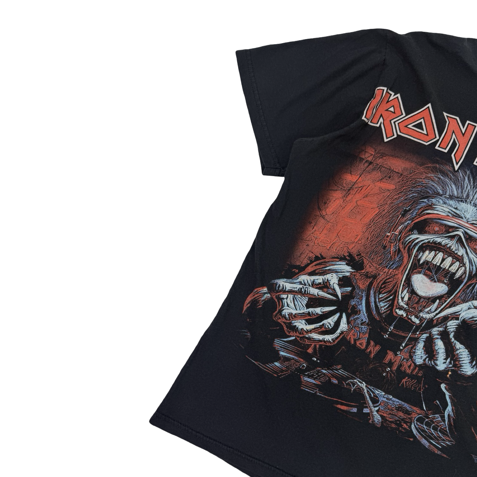 Vintage Iron Maiden A Real Dead One T-Shirt Black