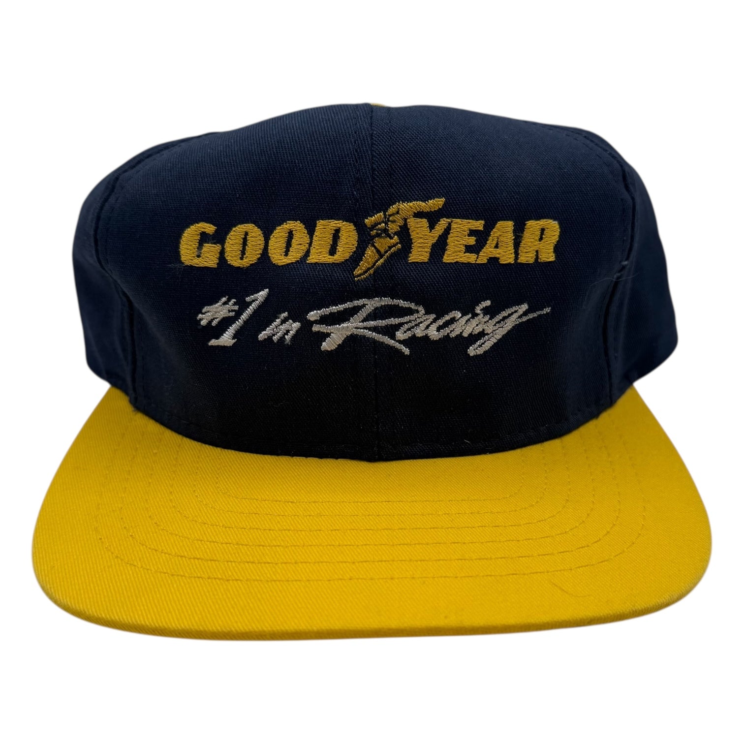 Vintage Good Year ‘#1 In Racing’ Hat Blue/Yellow
