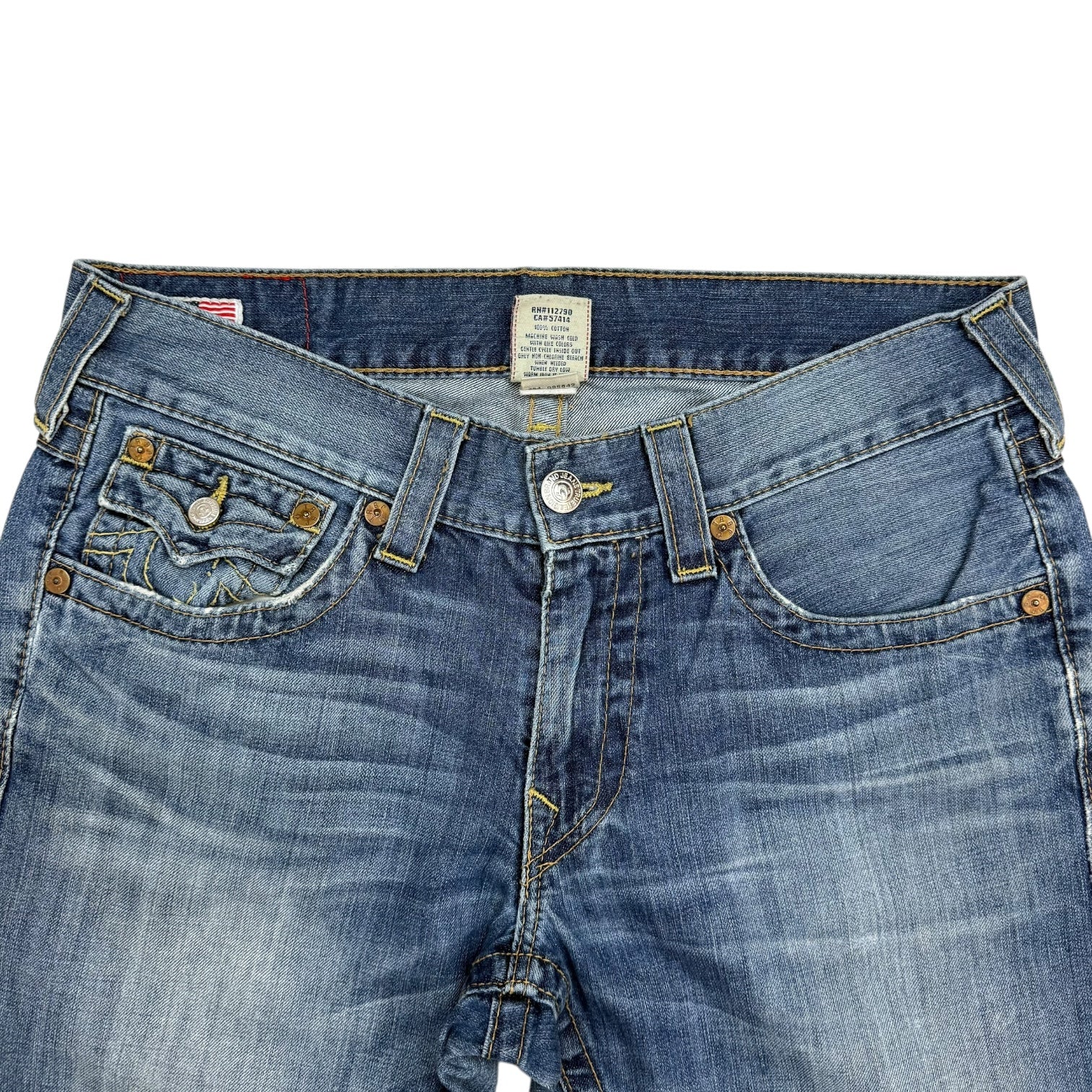 Vintage True Religion Boot Cut Billy Denim Pants Medium Wash