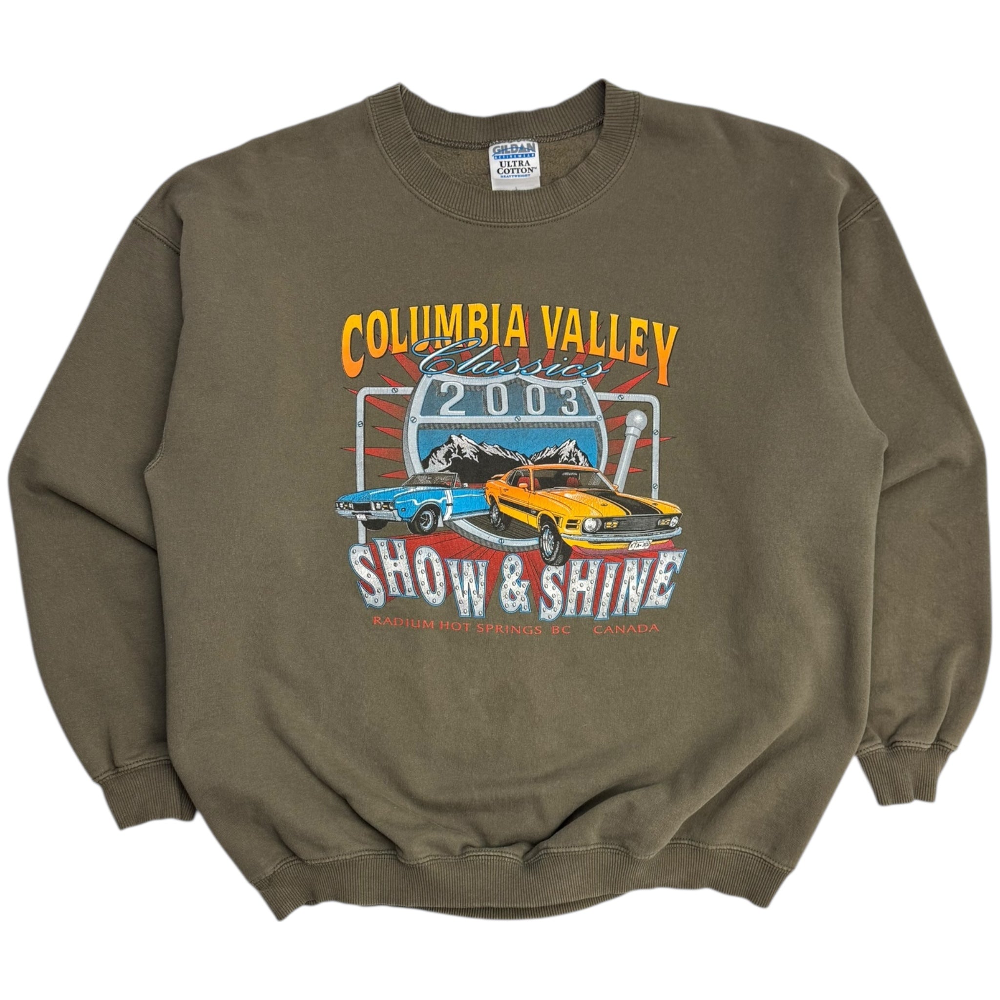 2003 Columbia Valley Show & Shine Crewneck Olive