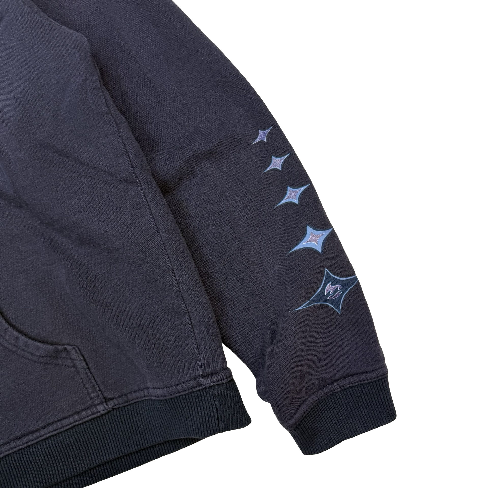 (W) Vintage Billabong Star Hoodie Blue