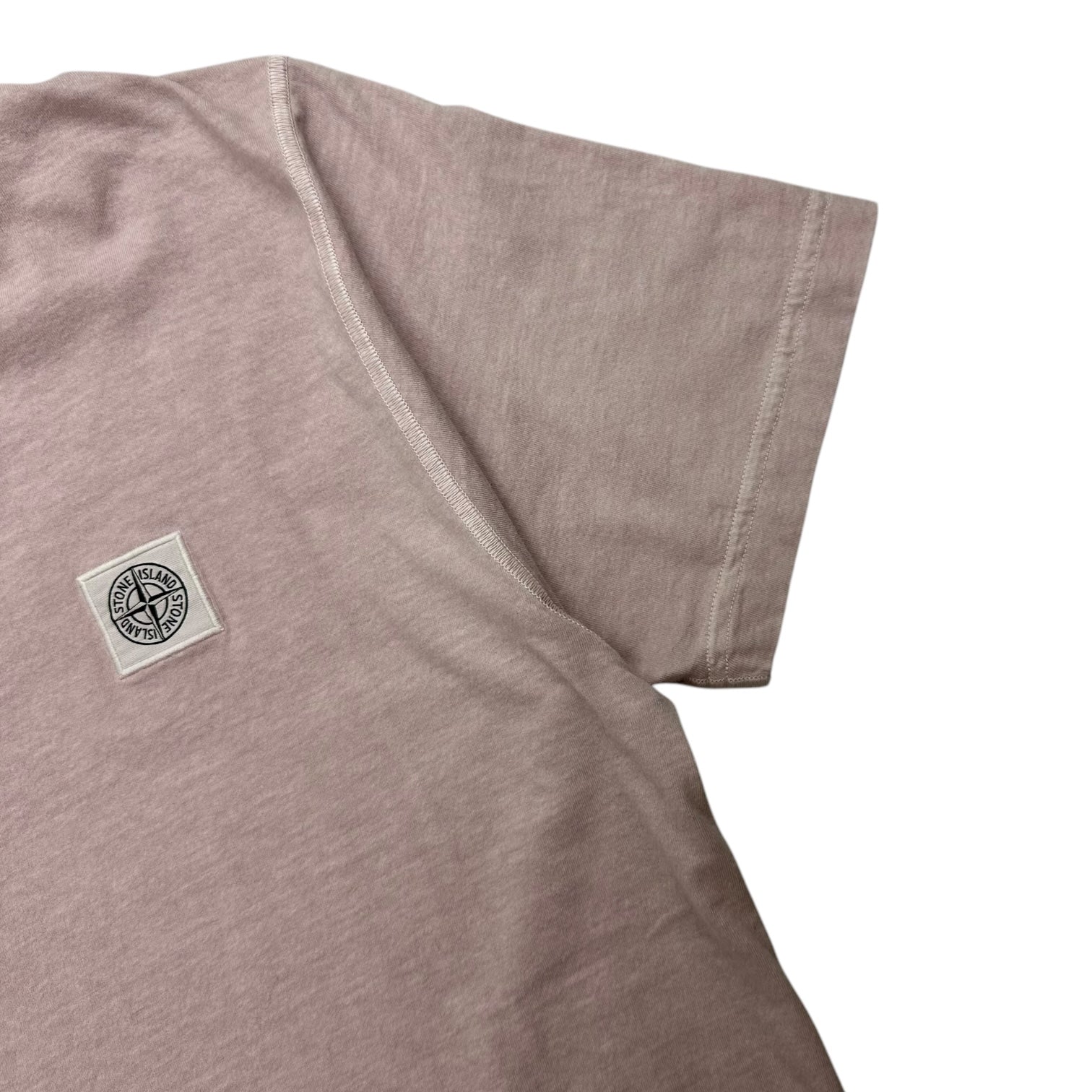 Stone Island Fissato Dye Tee Pink