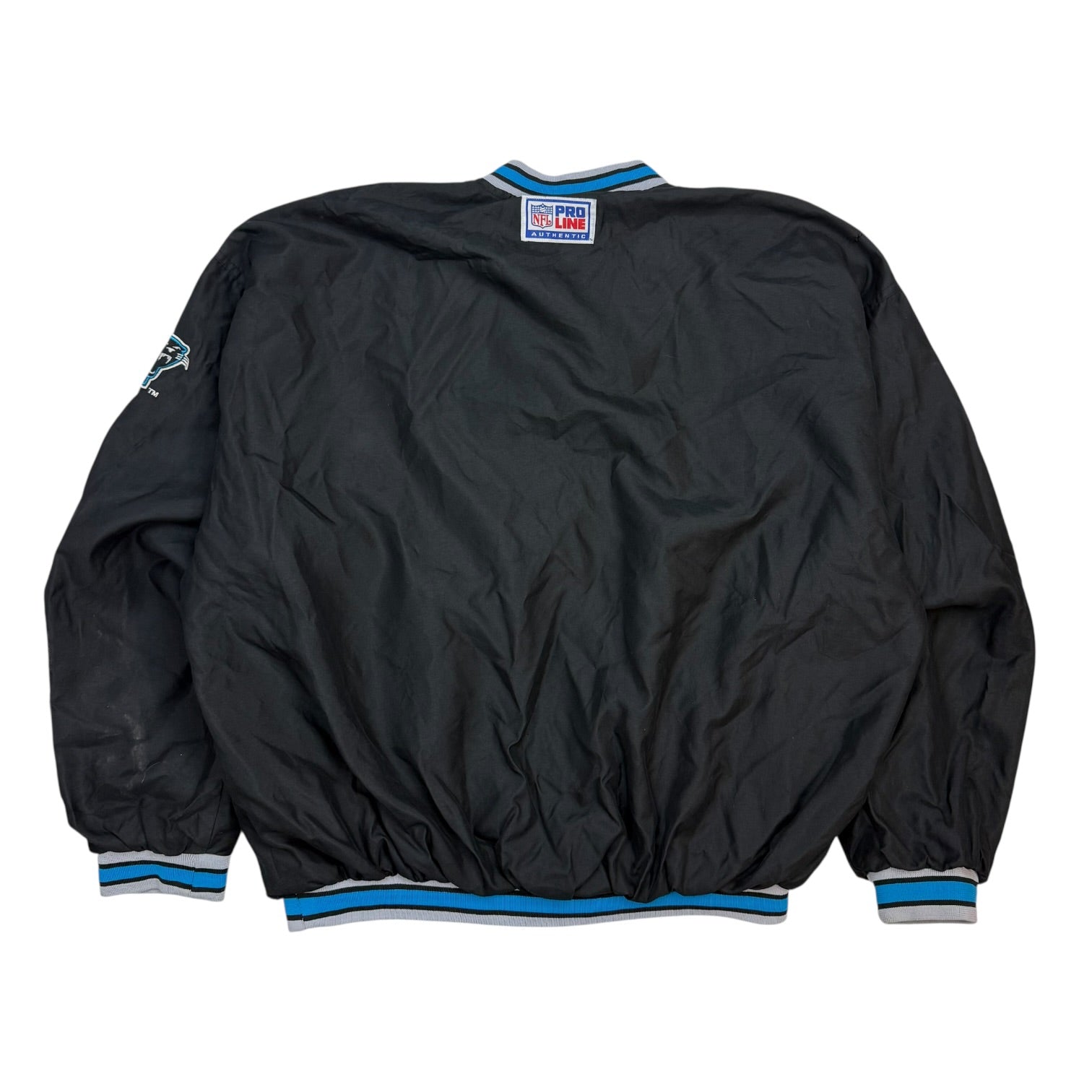 Vintage Reebok Carolina Panthers Pullover Windbreaker Black