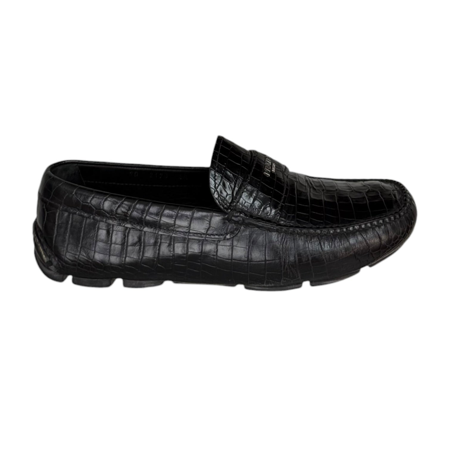Prada Leather Loafers Black