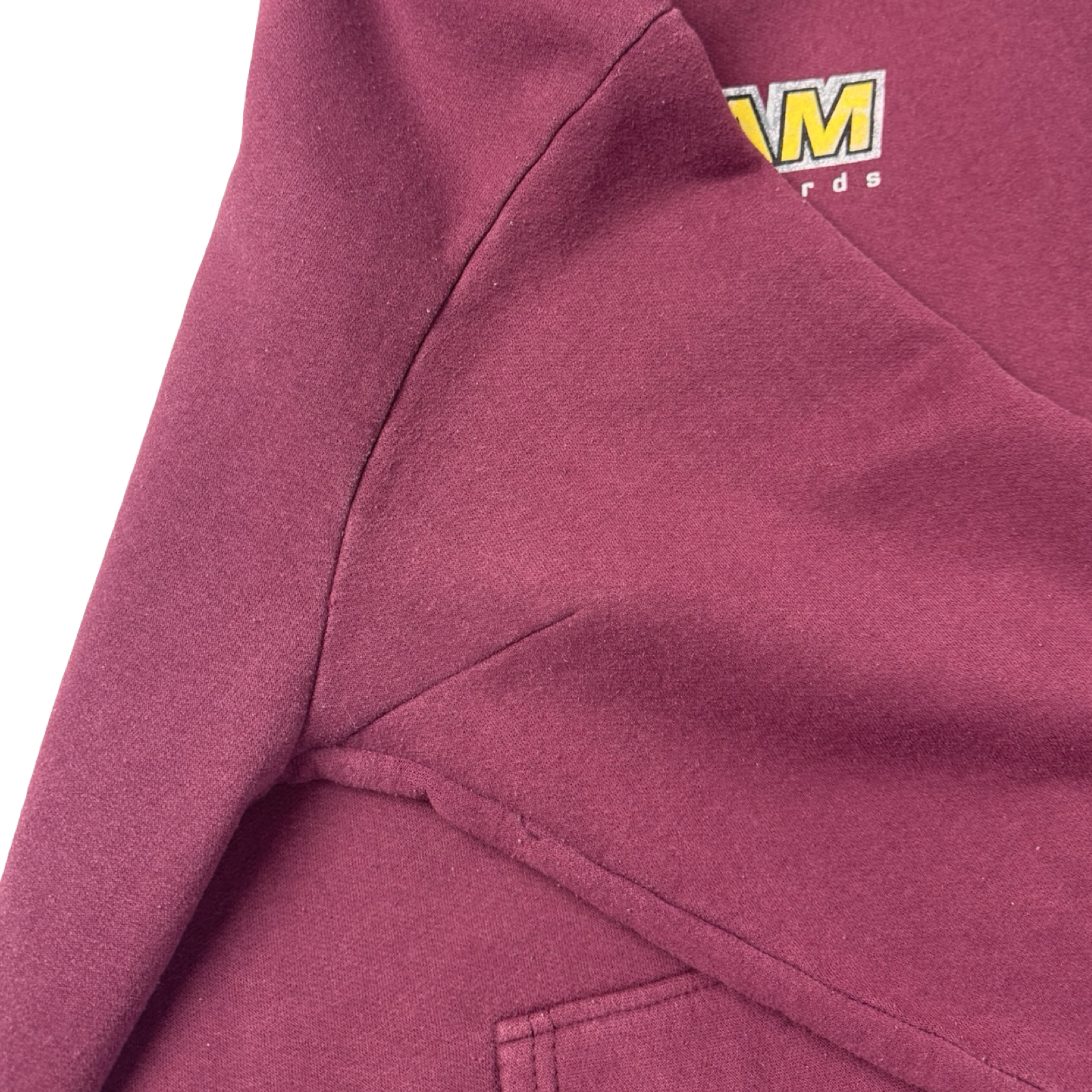 Vintage A-Team Target Logo Skate Hoodie Burgundy