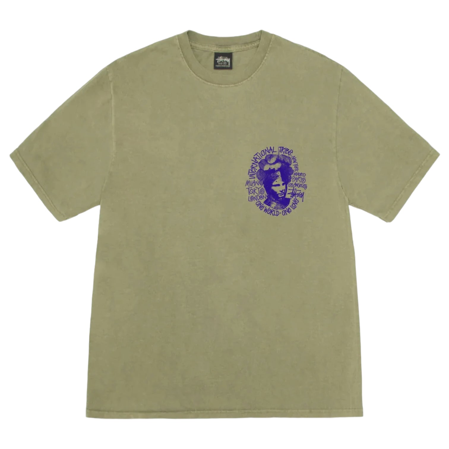 Stüssy Camelot Pigment Dyed T-Shirt Olive
