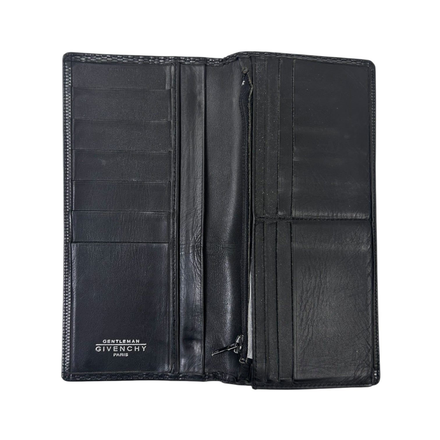 Givenchy Long Wallet Leather Black
