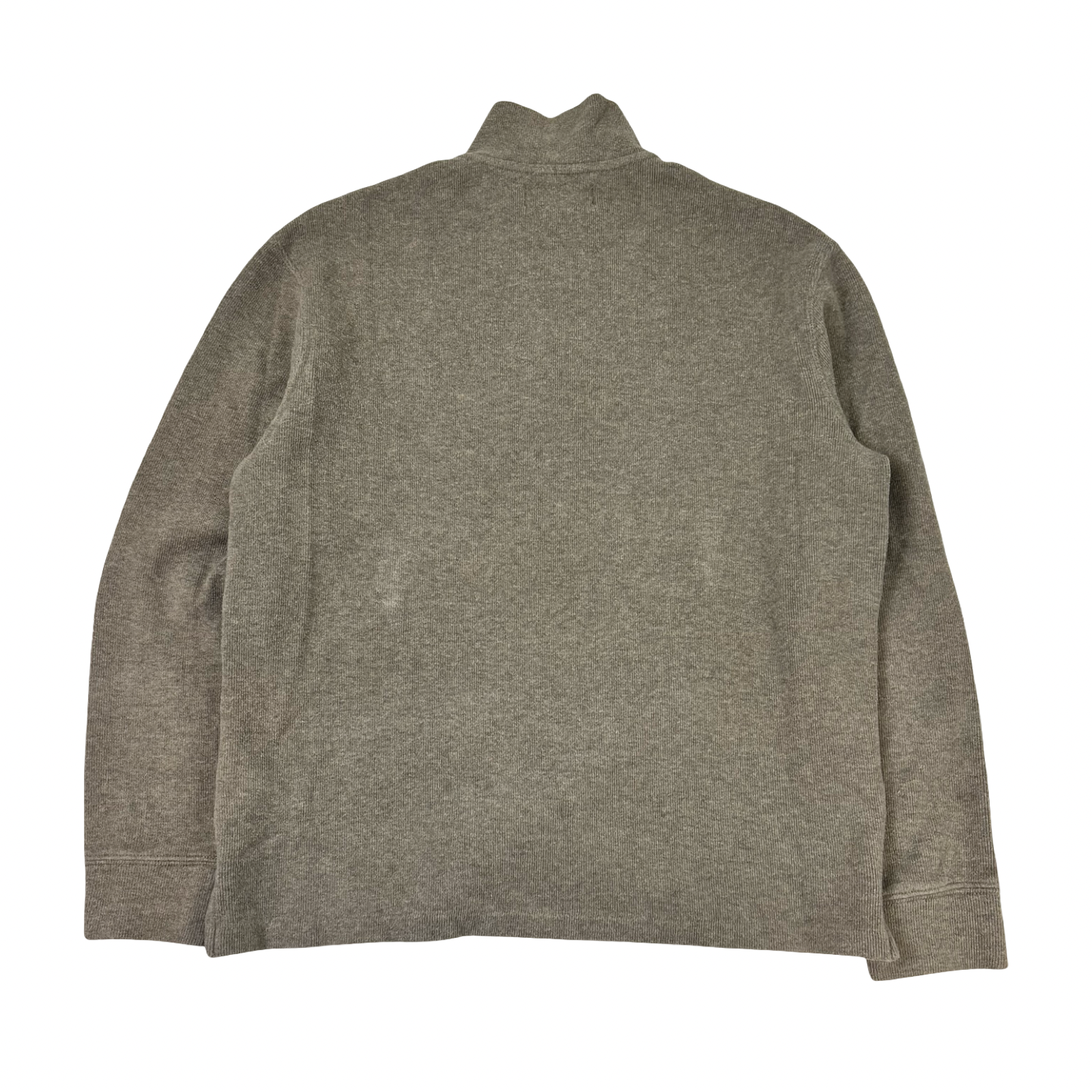 Polo Ralph Lauren Cotton Quarter-Zip Tan Heather Sweater