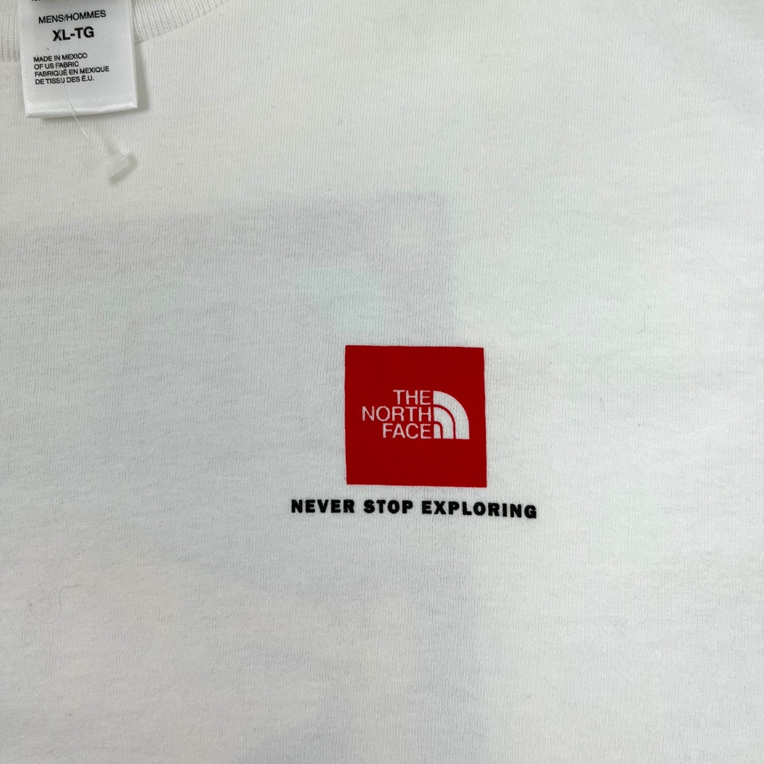 Vintage North Face Denali T-Shirt White