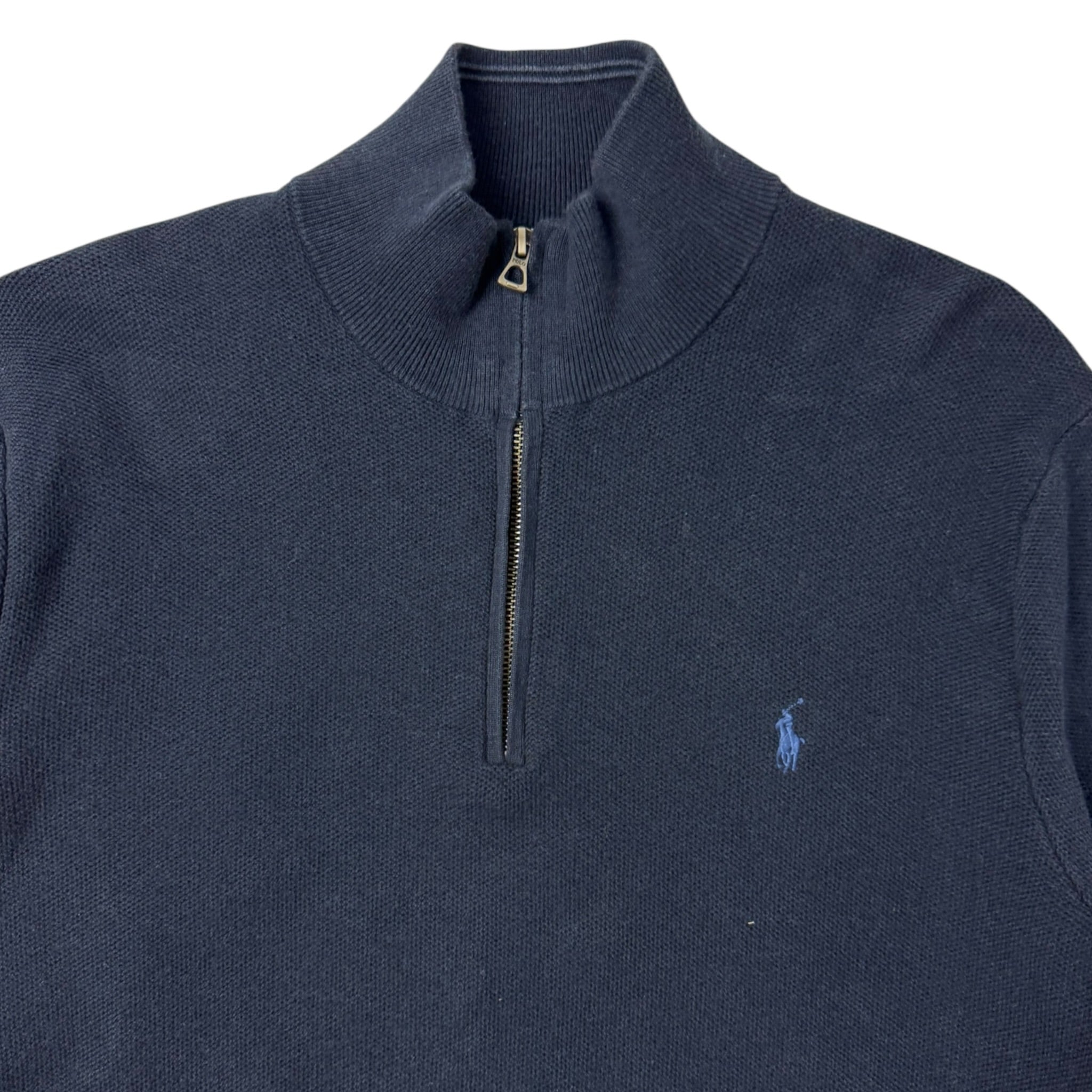 Polo Ralph Lauren Quarter Zip Sweater Dark Blue
