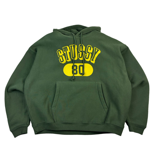 Stussy 80 Relaxed Pullover Hoodie Green