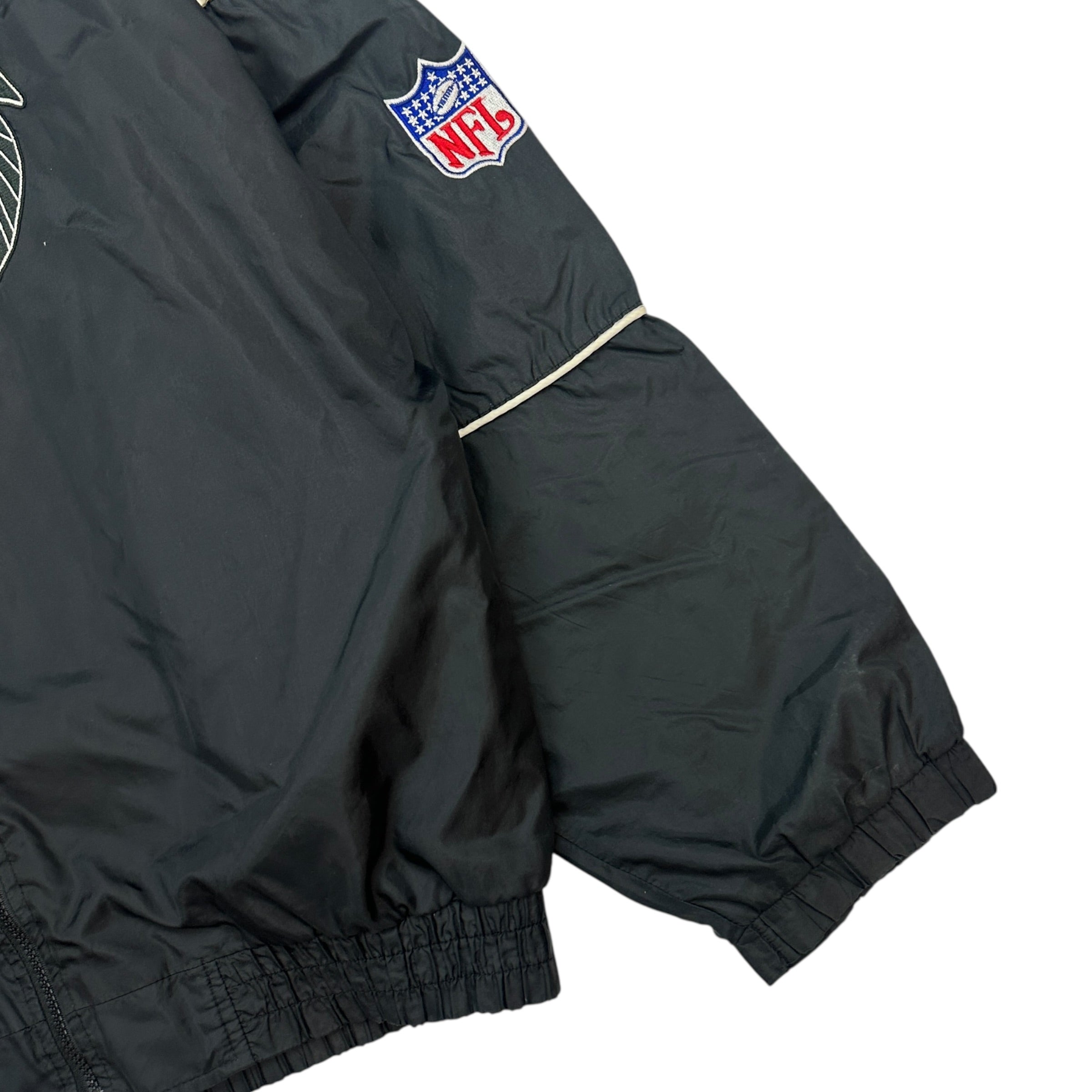 Vintage Starter Atlanta Falcons Windbreaker Black