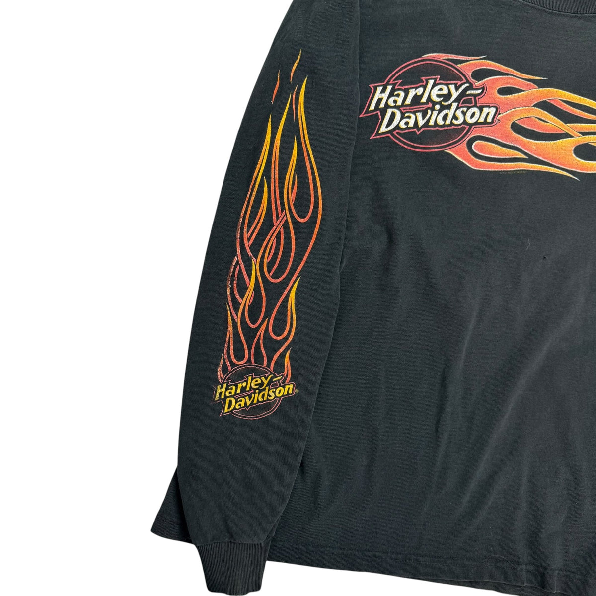 Vintage Harley Davidson Of Cheyenne L/S Tee Black