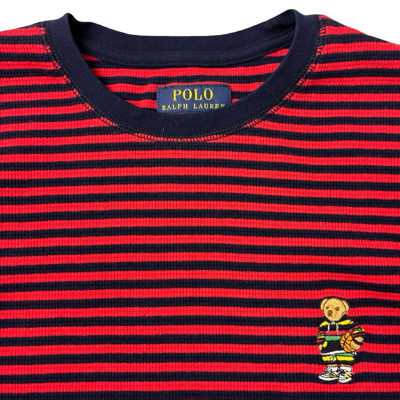 Polo Ralph Lauren Polo Bear Striped L/S Red