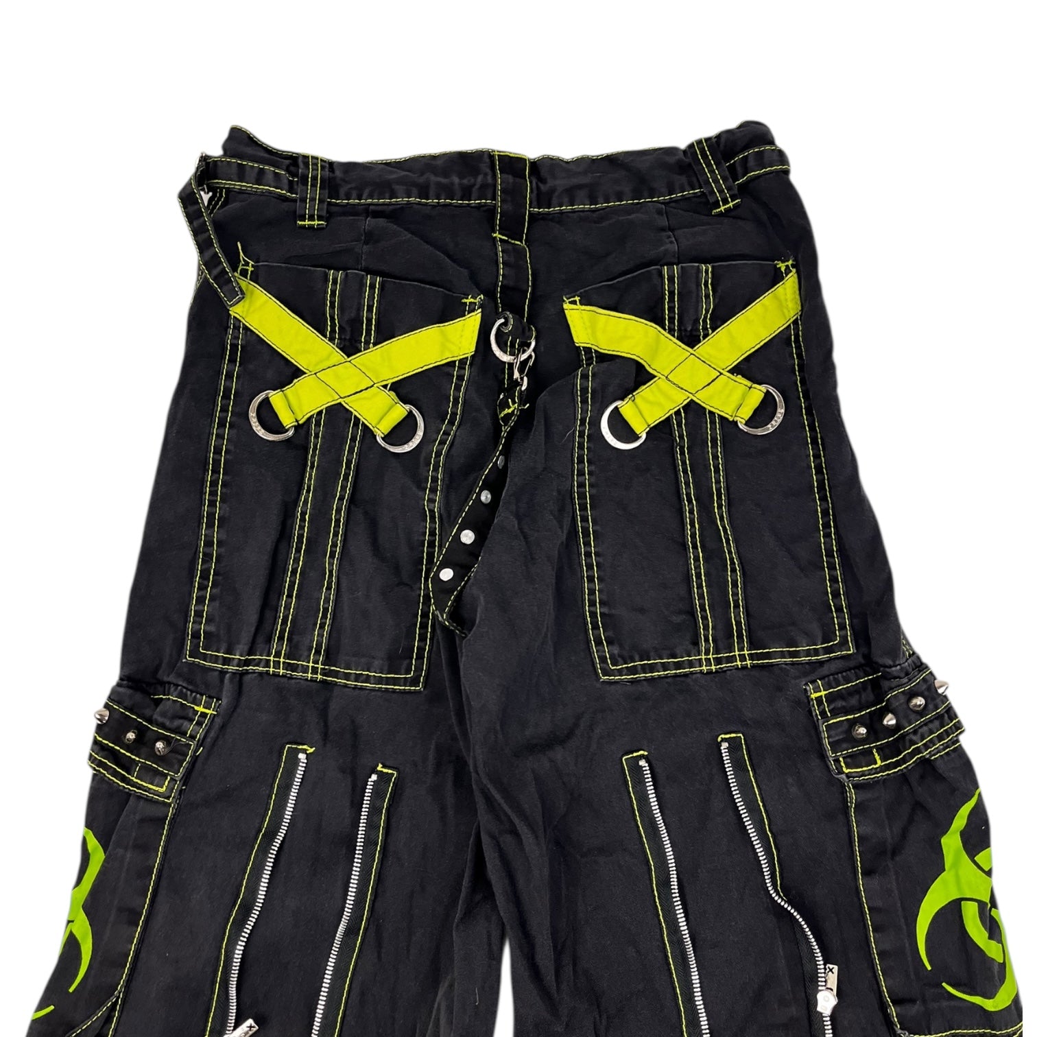 Vintage Y2K Tripp NYC Goth Rave Biohazard Baggy Pant