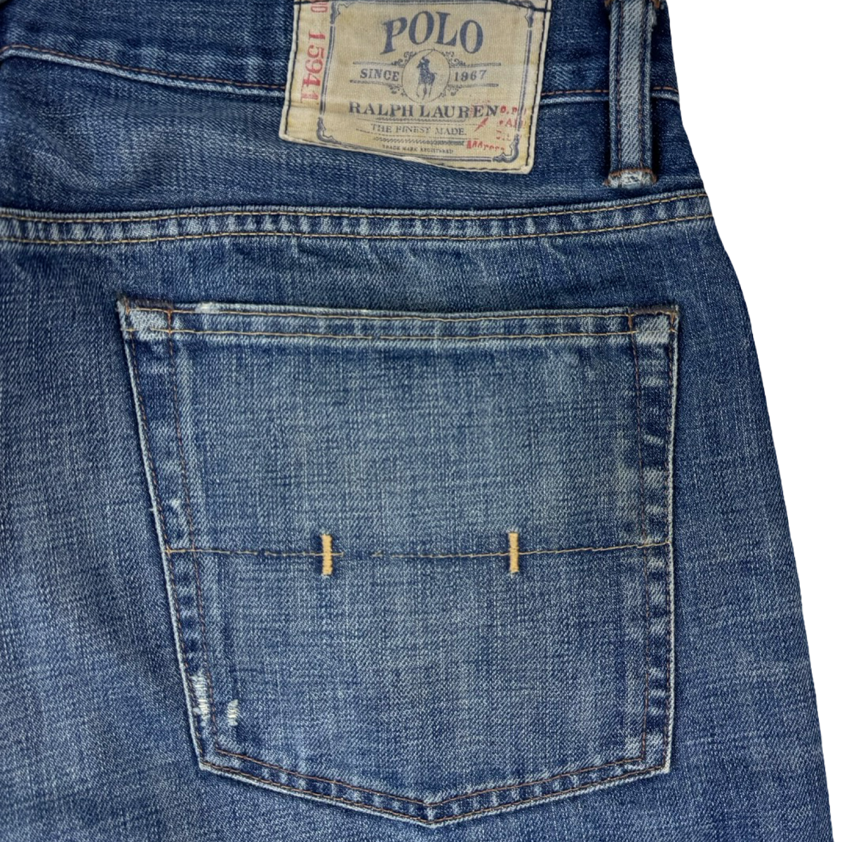 Vintage Polo Ralph Lauren Denim Bottoms Blue Wash